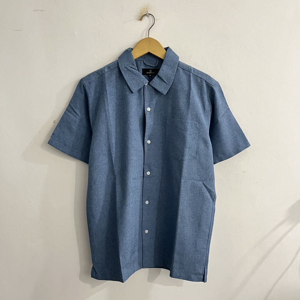 Issey Miyake Mono Mart - Basic Blue Button Up Shirt Size US M / EU 48-50 / 2 - 1 Thumbnail