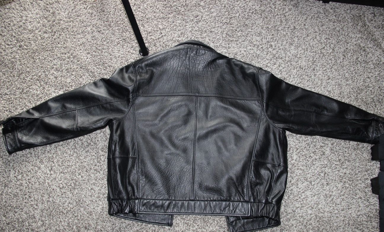 Vintage Classic Boston Harbour Leather Jacket Size US XXL / EU 58 / 5 - 4 Thumbnail