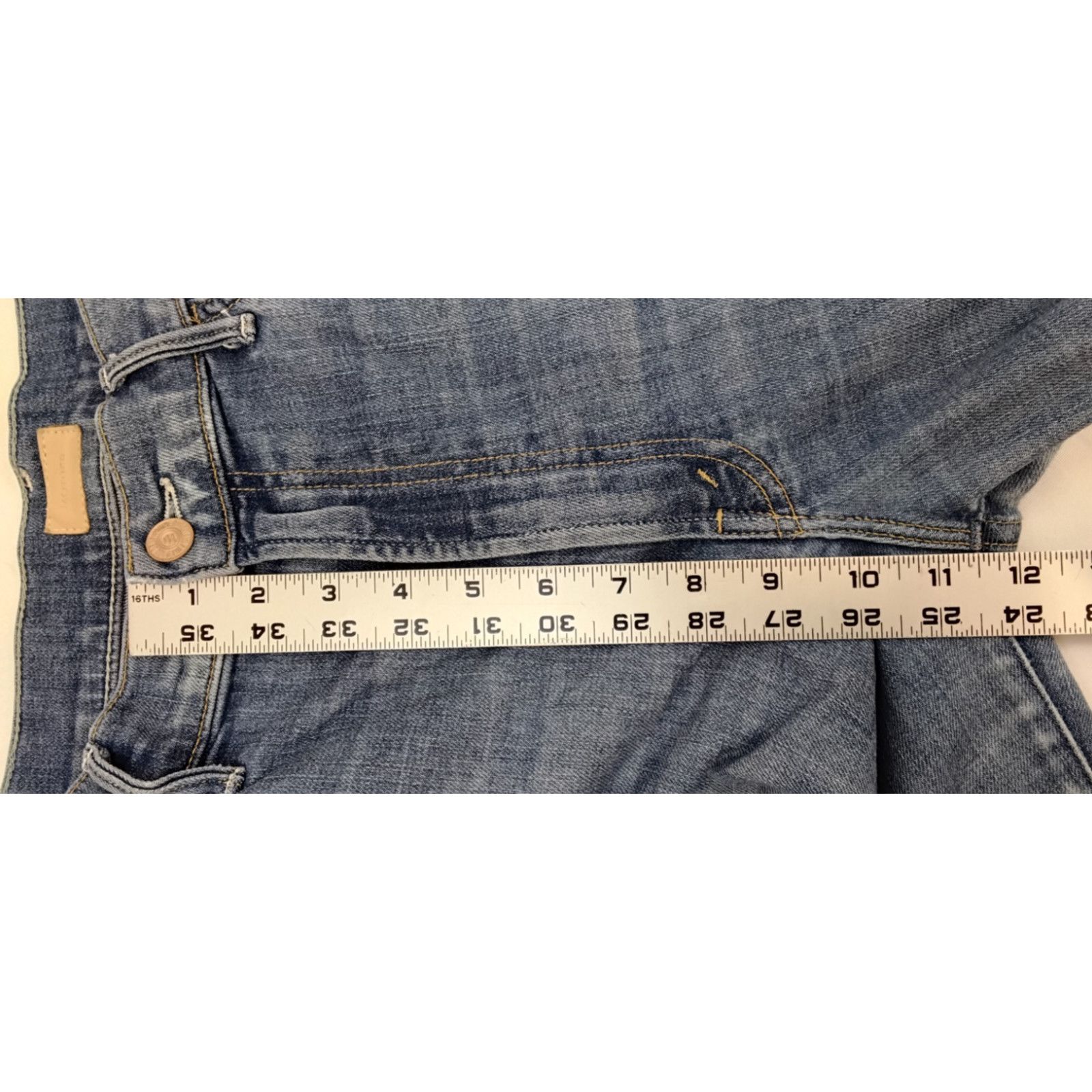 MOTHER Mother Hustler Two Step Jean Women's 27 Lite Wash Ankle Fray Size 27" / US 4 / IT 40 - 15 Thumbnail