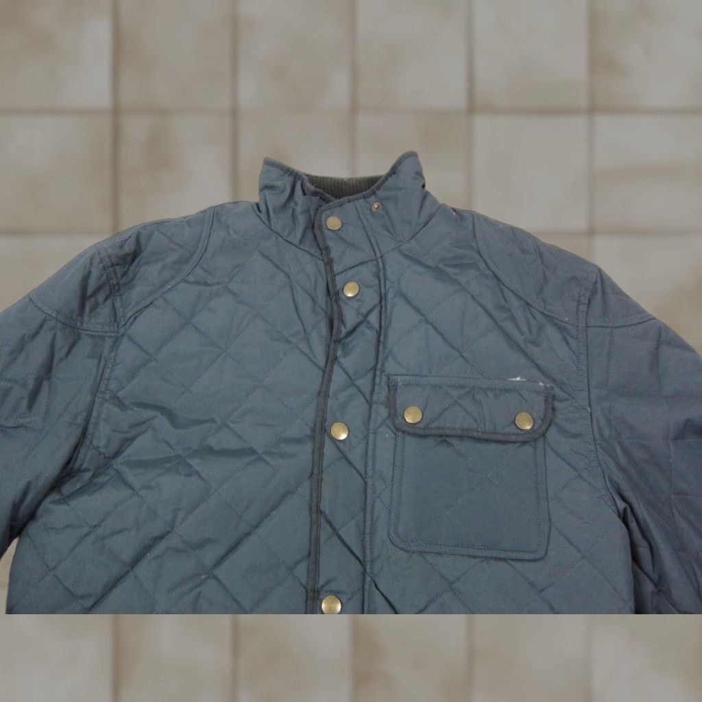 Whistles VINTAGE J. Whistler Jacket Bomber Jacket XL Blue Quilted Lined Zip Up Mens Big & Tall USA Logo 90s Size US XL / EU 56 / 4 - 1 Thumbnail