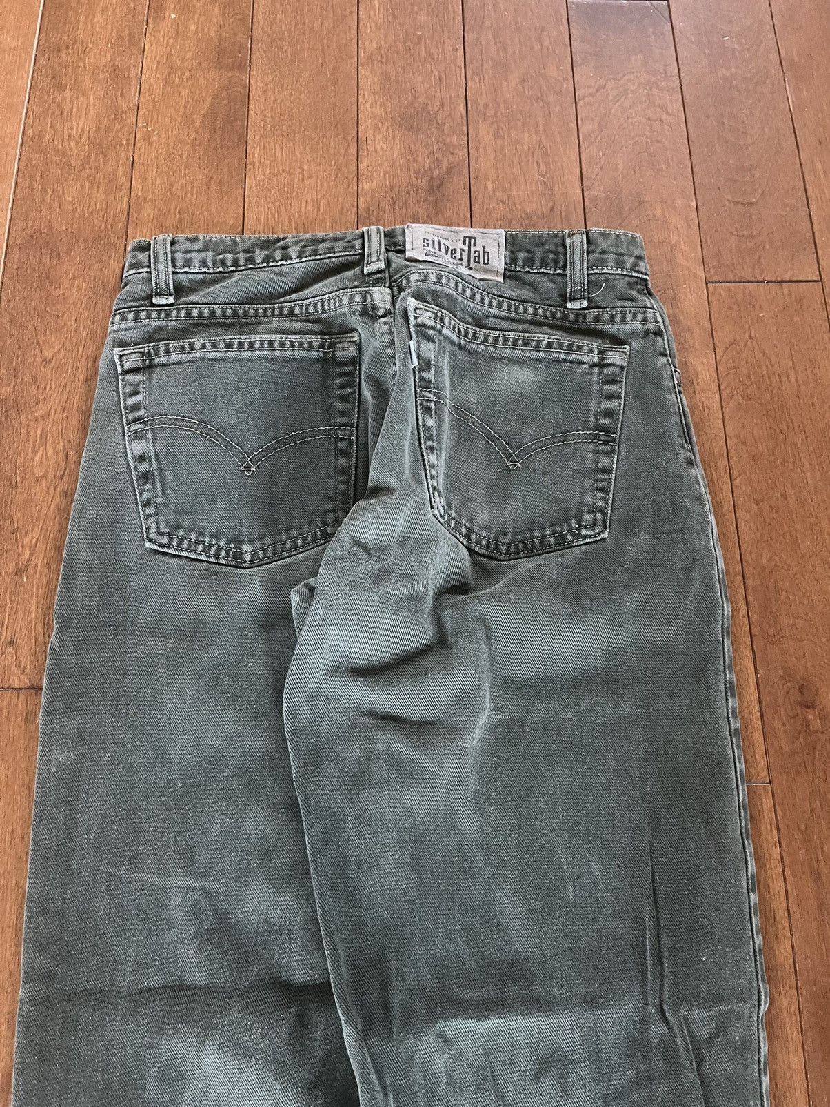 Vintage levis green silvertab jeans