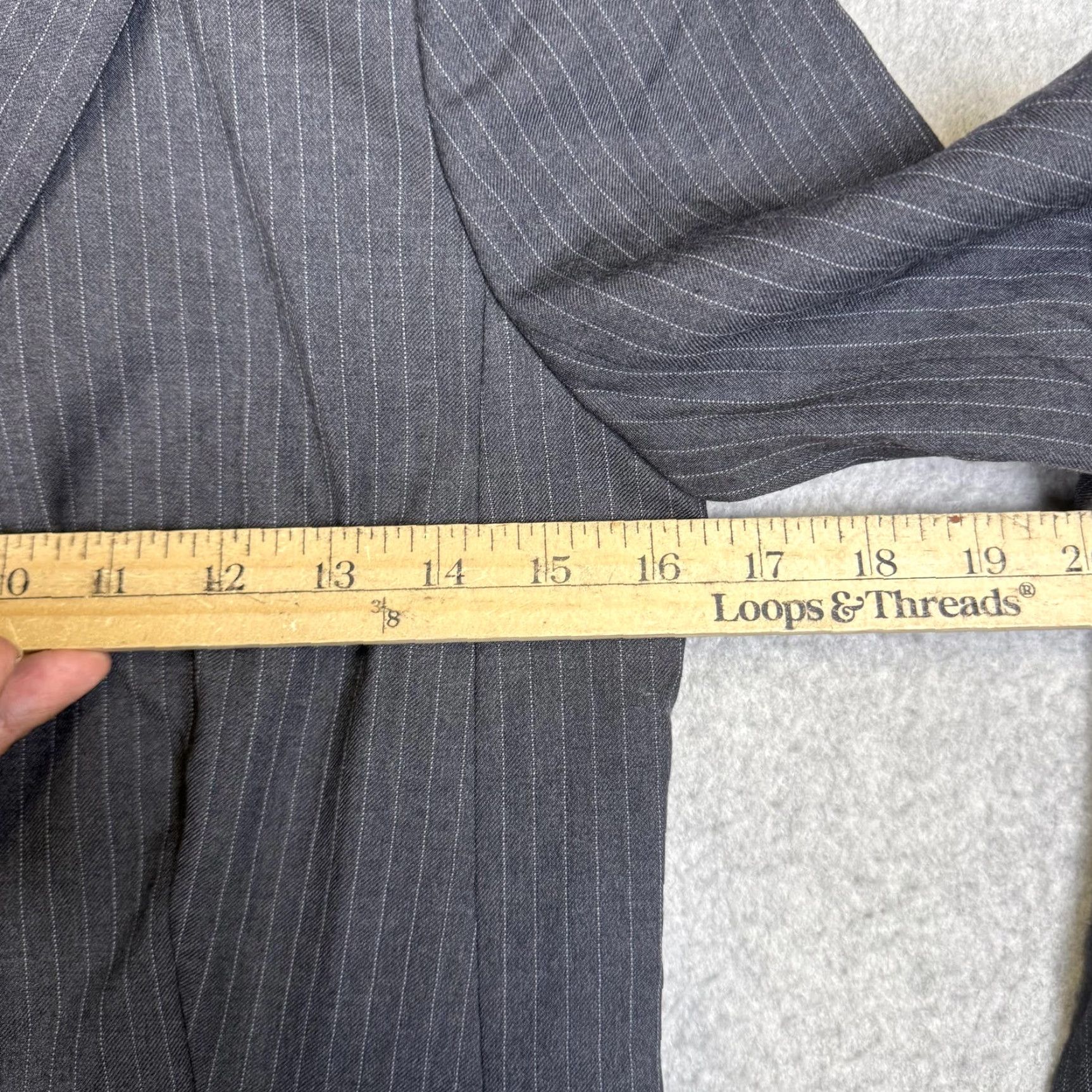 J.Crew J.Crew Blazer Jacket Coat Gray Double Breasted Wool Super 120's Women's 0 Size XS / US 0-2 / IT 36-38 - 3 Thumbnail