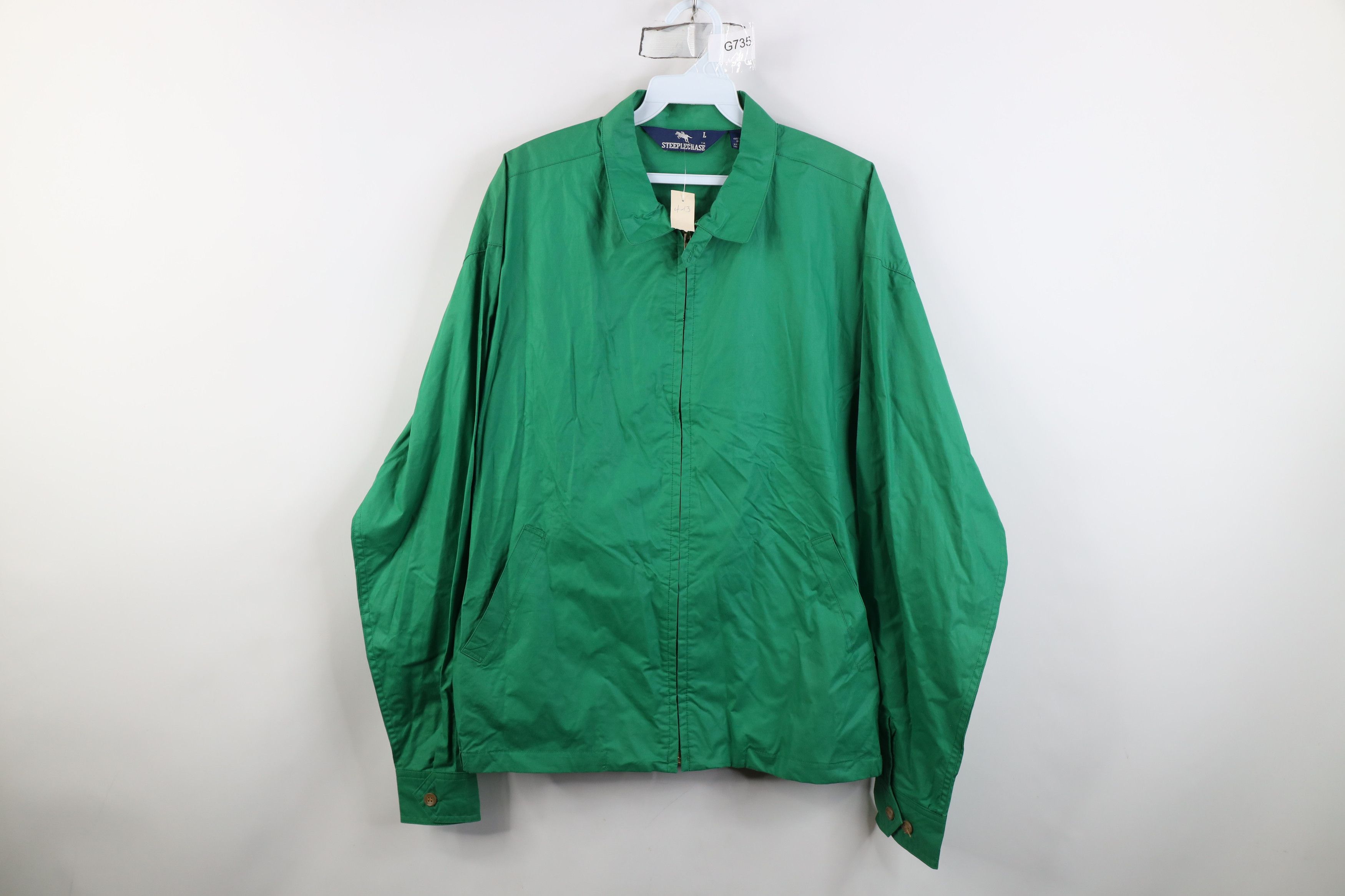 Vintage Deadstock Vintage 70s Streetwear Full Zip Cafe Bomber Jacket Size US L / EU 52-54 / 3 - 1 Thumbnail