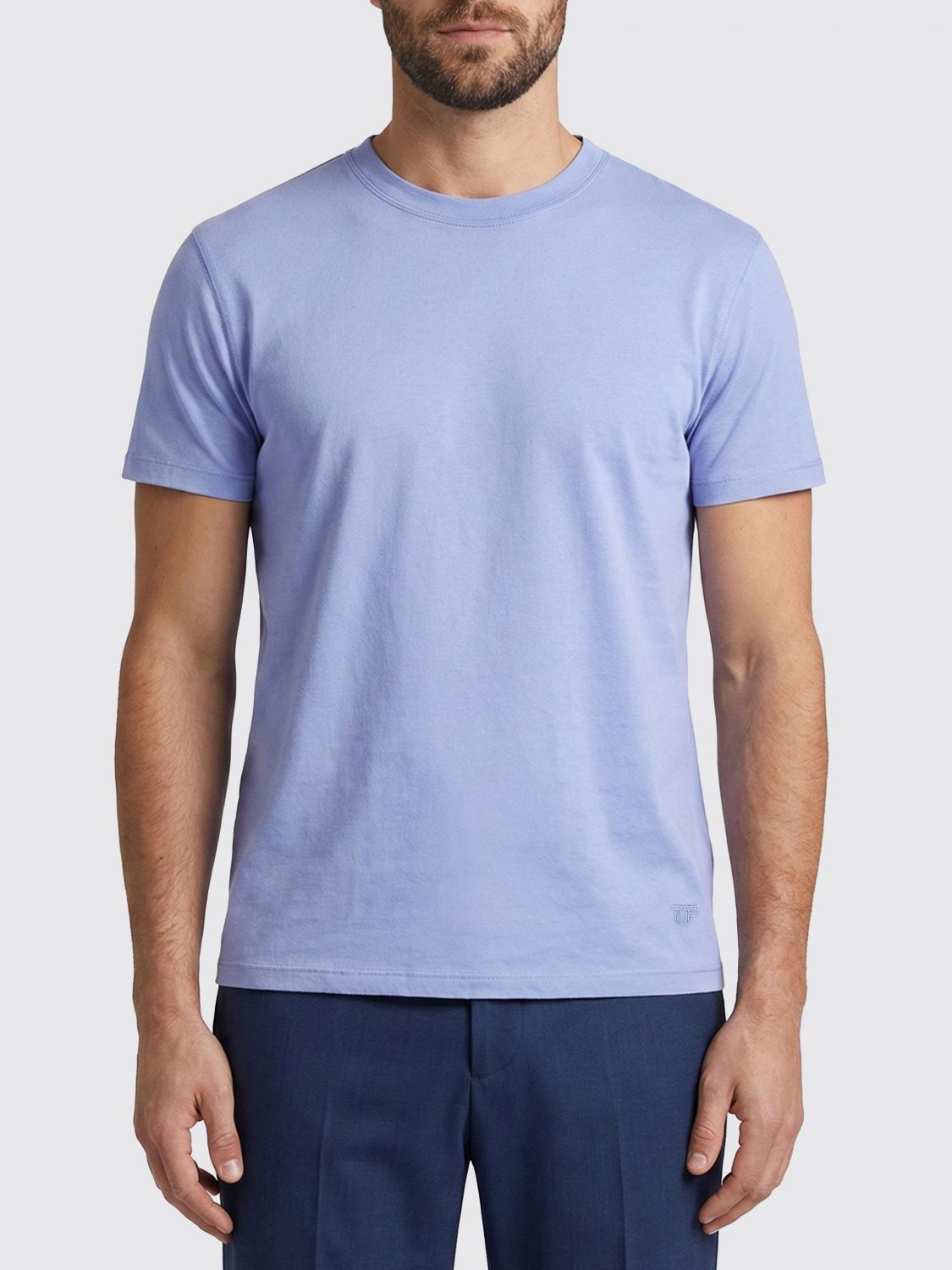 Tom Ford Tom Ford T-Shirt Men Blue 1 Size US M / EU 48-50 / 2 - 1 Thumbnail