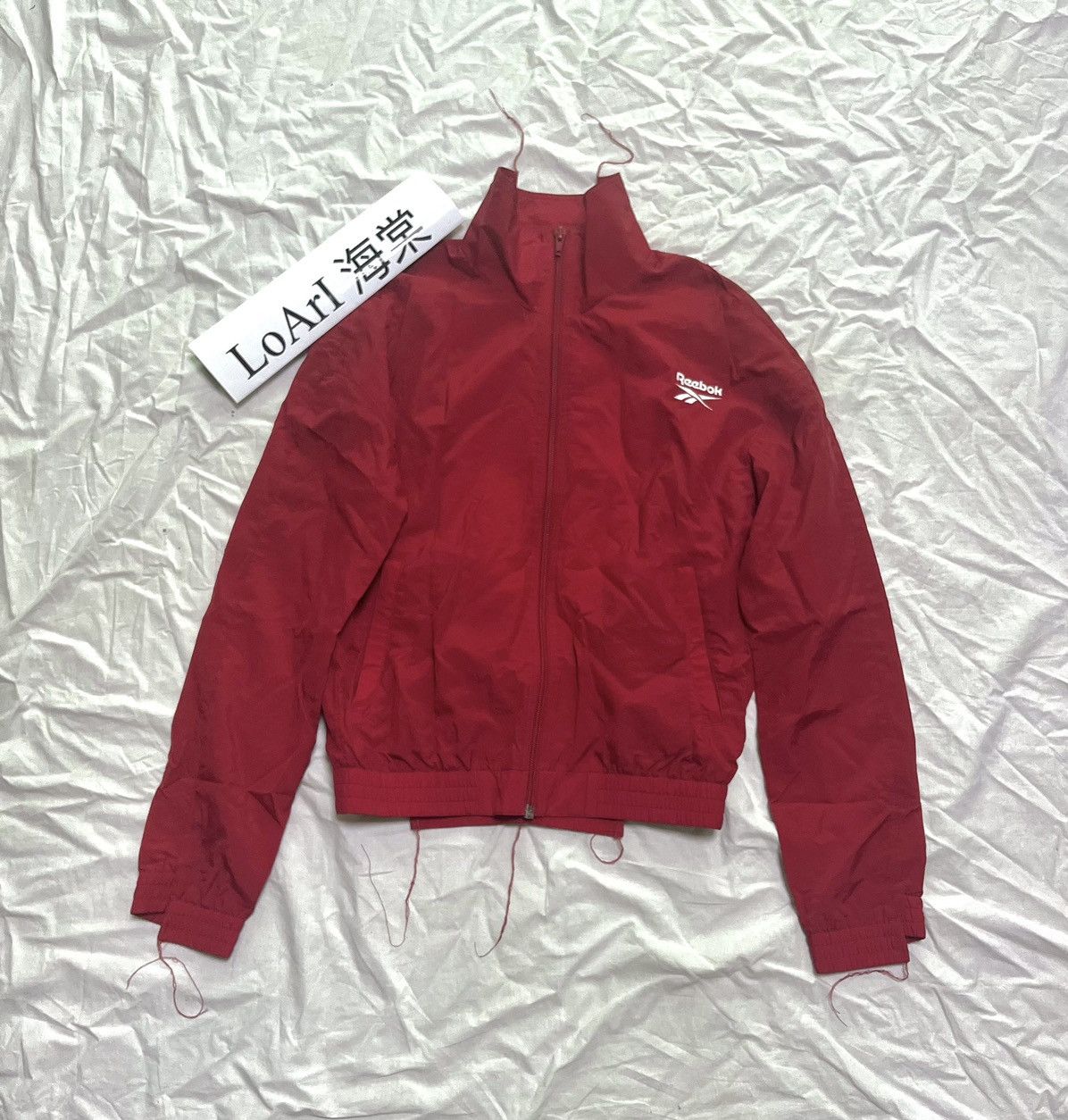 image of Vetements X Reebok 2018 Zipper Jacket in Red, Men's (Size Small)