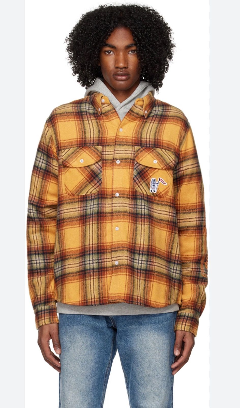 Billionaire Boys Club Billionaire Boys Club Astronaut New Flannel Button Up Shirt Size US L / EU 52-54 / 3 - 1 Thumbnail