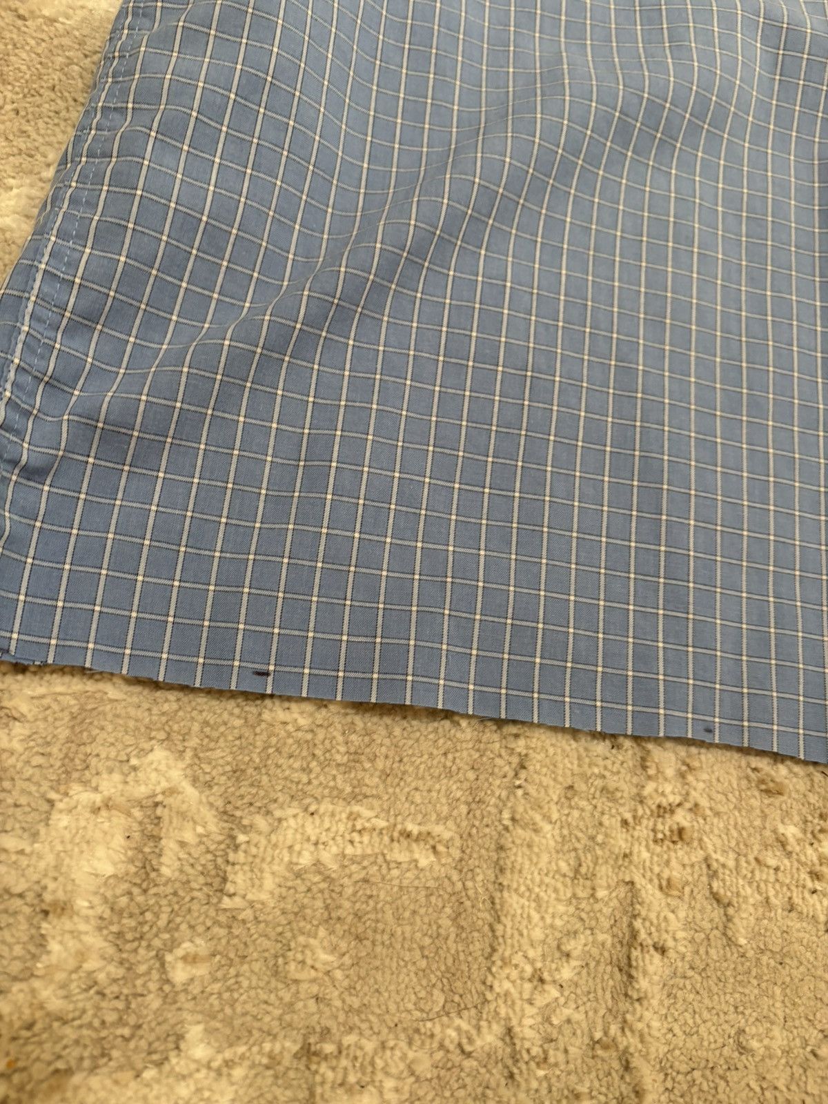 Vintage Geoffrey Beene blue cropped shirt Size US M / EU 48-50 / 2 - 4 Thumbnail