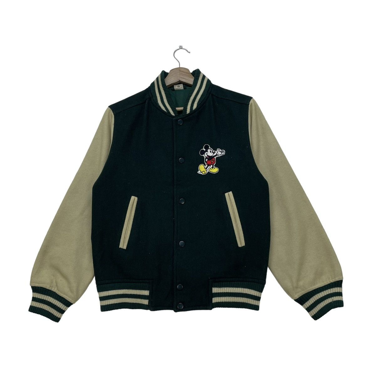 Disney Vintage Disney Varsity Mickey Mouse Wool Size US S / EU 44-46 / 1 - 1 Thumbnail