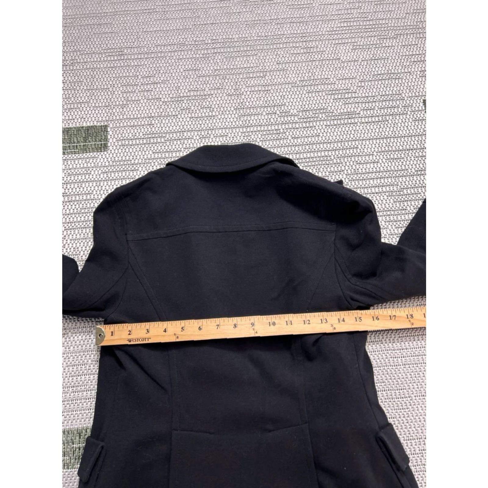 Diane von Furstenberg Diane von Furstenberg Blazer Womens 4 Black Stretch Flap Pockets Formal Jacket Benign Size S / US 4 / IT 40 - 4 Thumbnail