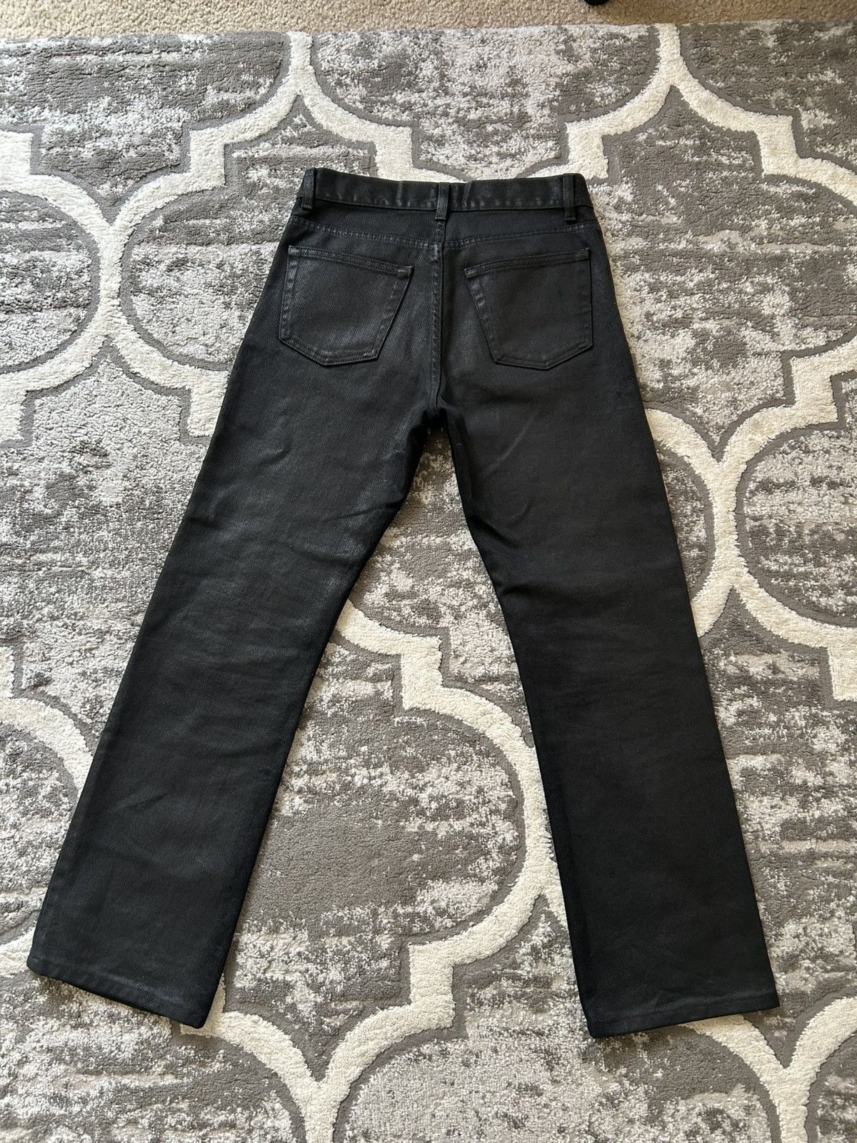 Helmut Lang Helmut lang 1998 waxed bootcut denim Size US 29 - 2 Thumbnail