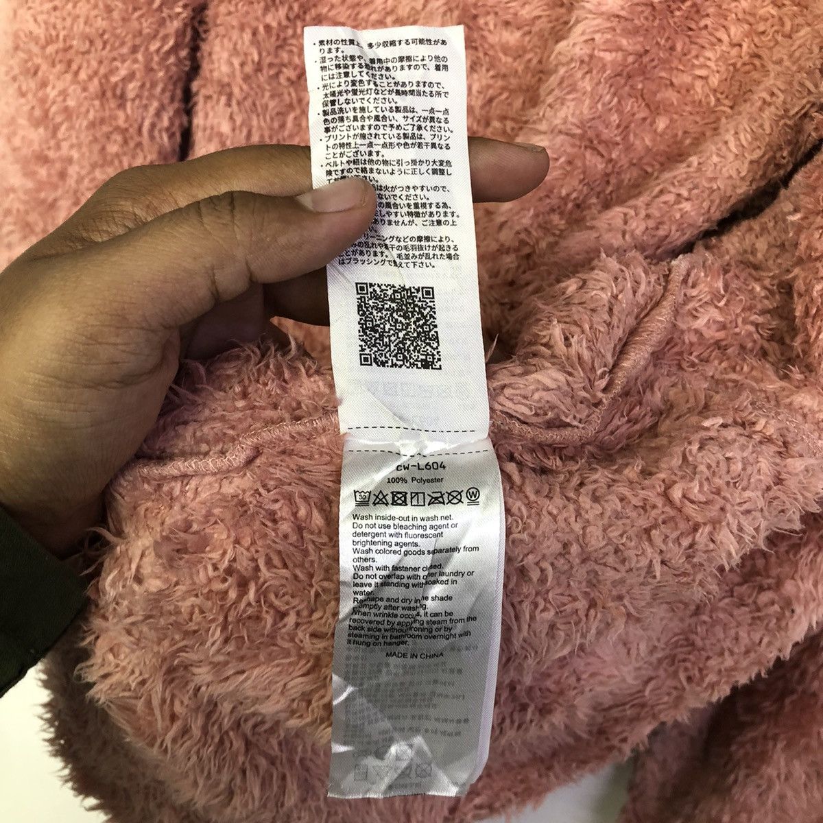 Champion Champion Women Winter Fluffy Pink Fleece Jacket Size L / US 10 / IT 46 - 13 Thumbnail