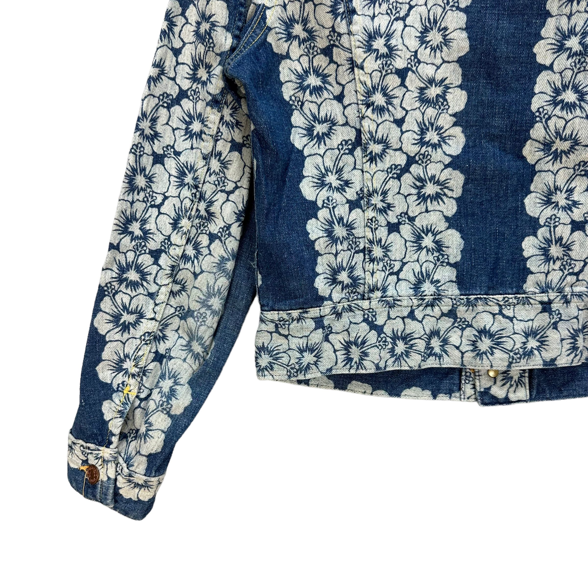 Hysteric Glamour HYSTERIC GLAMOUR FLOWER PRINT DENIM JACKET #7783-172 Size S / US 4 / IT 40 - 14 Thumbnail