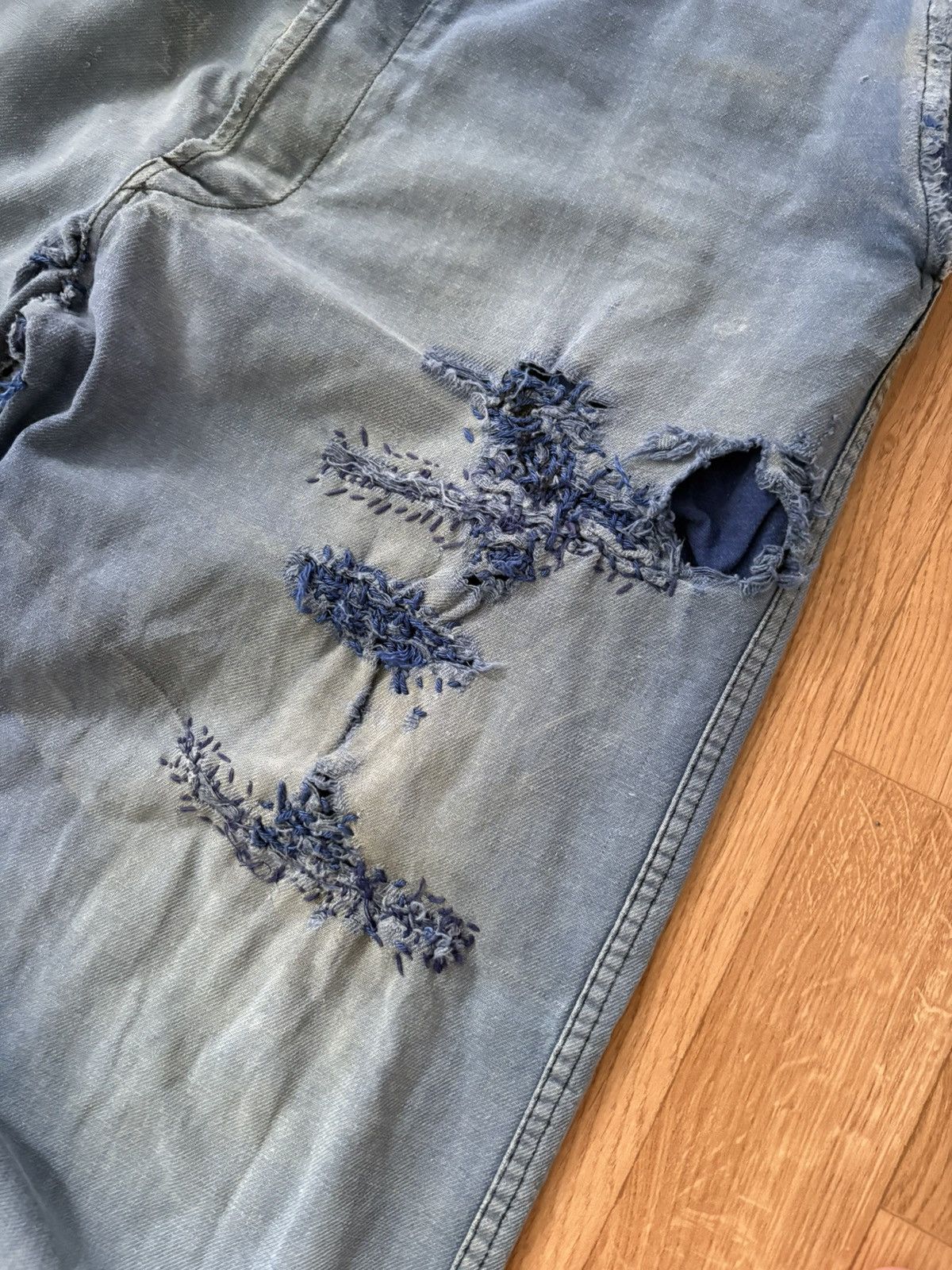 Union LA Vintage Bleu Travail PTSF x Union L.A Size US 34 / EU 50 - 3 Thumbnail