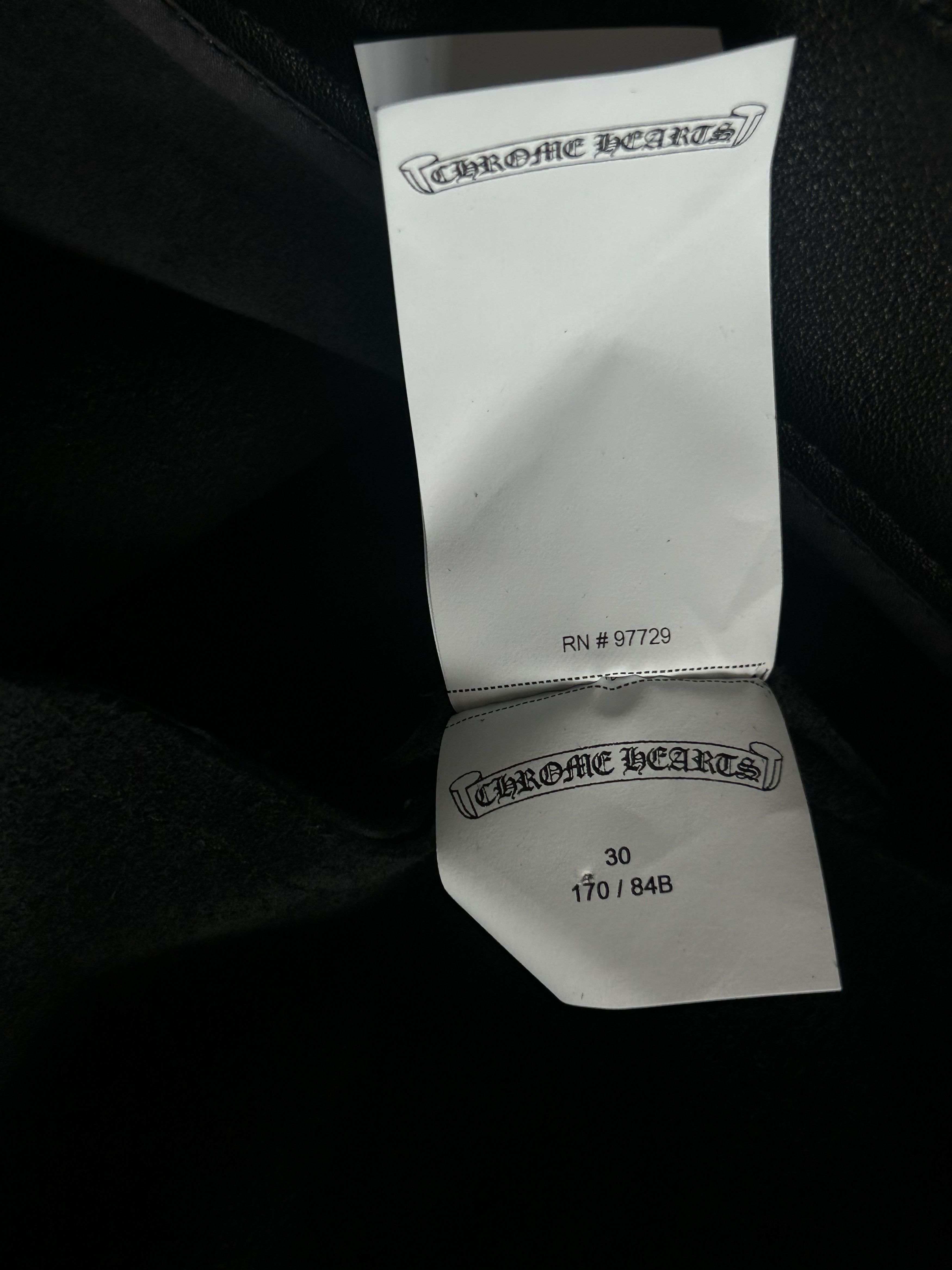 Chrome Hearts Chrome Hearts Black Leather Cargo Pants Size US 30 / EU 46 - 6 Thumbnail