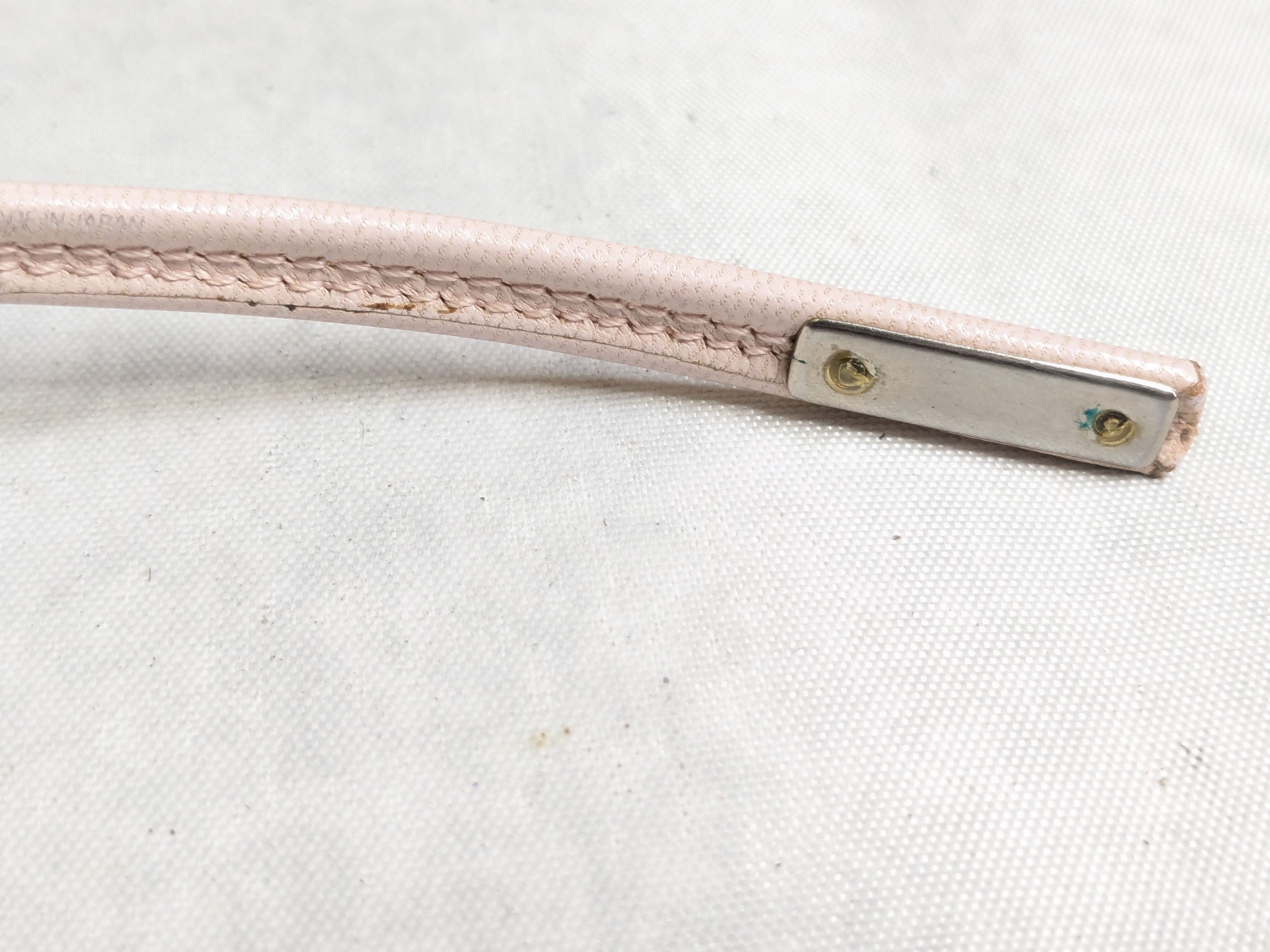 Chrome Hearts Chrome Hearts Classic Oval Sunglasses Pink Leather Sterling Size ONE SIZE - 6 Thumbnail