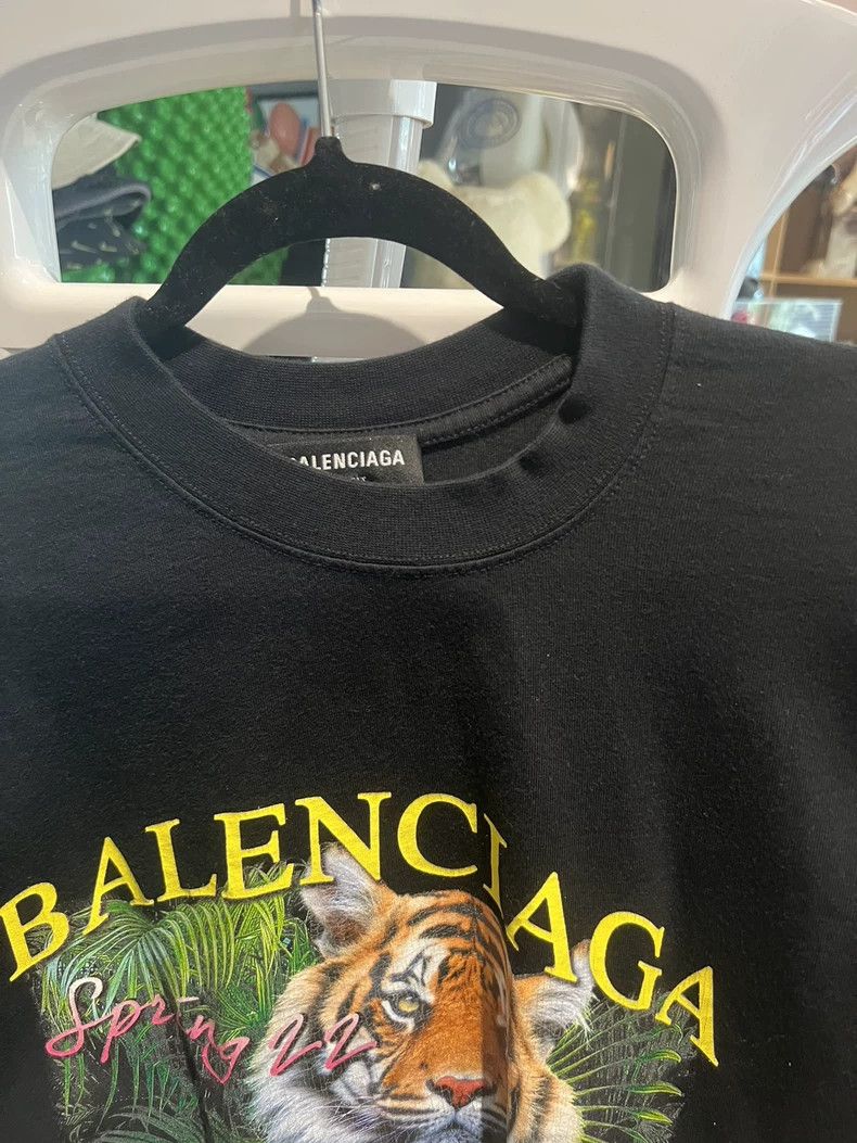 Balenciaga Balenciaga 2022ss Year of the Tiger Tiger Head Short Sleev Size US S / EU 44-46 / 1 - 3 Thumbnail