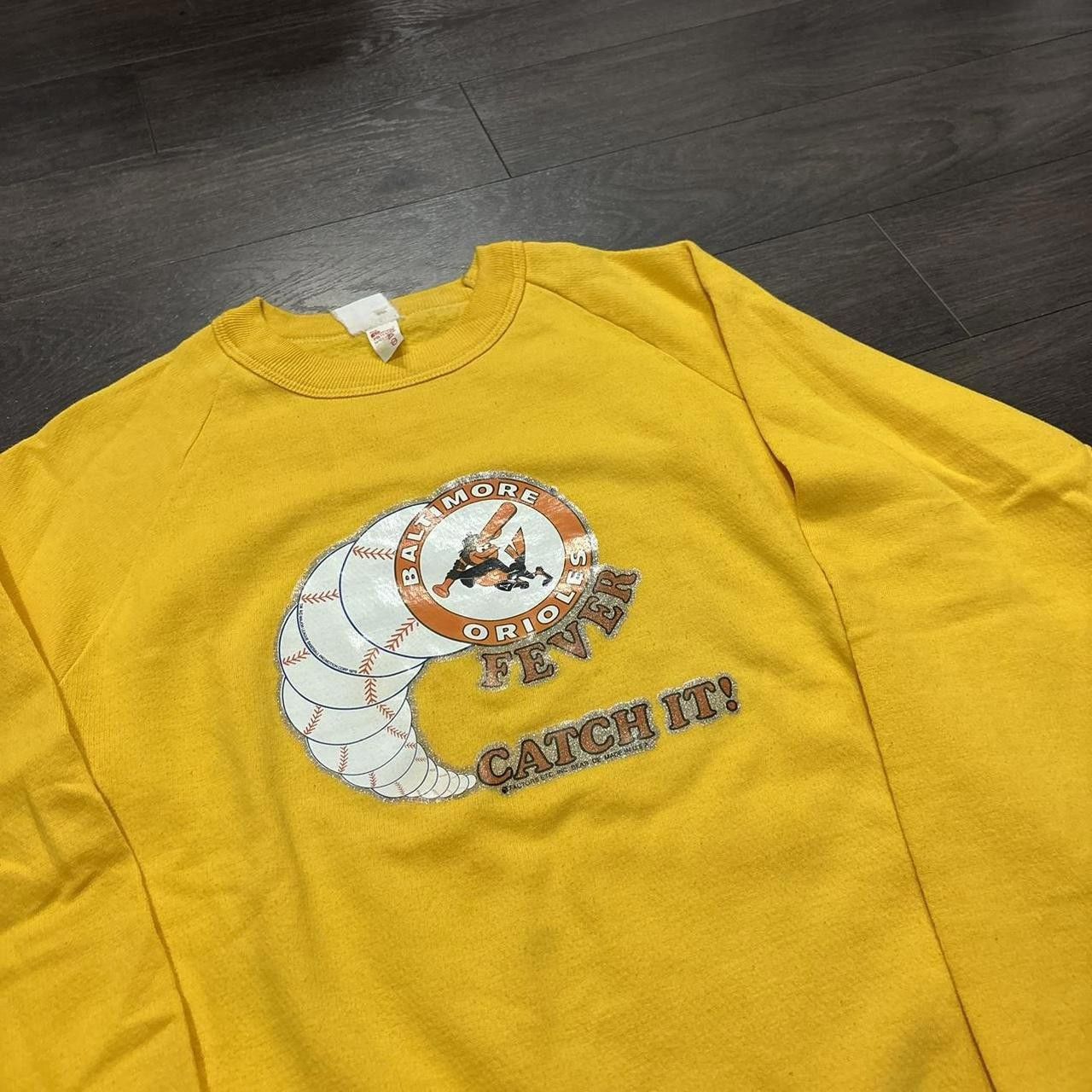 Designer Vintage baltimore orioles fever catch it crewneck sweatshirt Size US S / EU 44-46 / 1 - 3 Thumbnail
