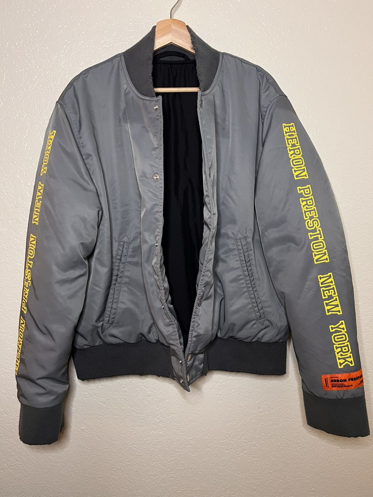 Heron Preston Heron Preston HP Sponsor Nylon Varsity Jacket Size Large Size US L / EU 52-54 / 3 - 10 Thumbnail