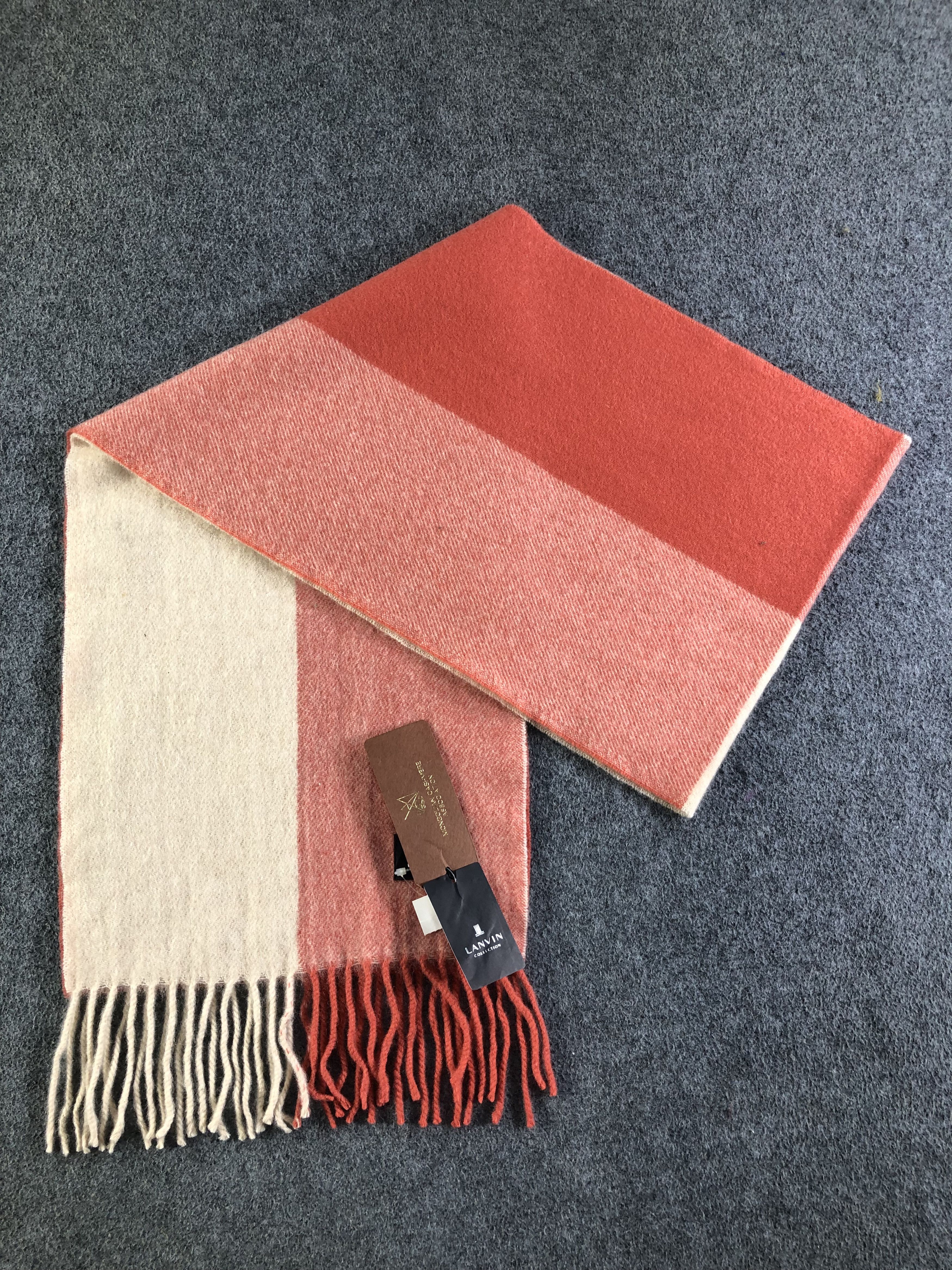 Lanvin Lanvin Cashmere Scarf / Muffler / Neckwear SS1336 Size ONE SIZE - 3 Thumbnail
