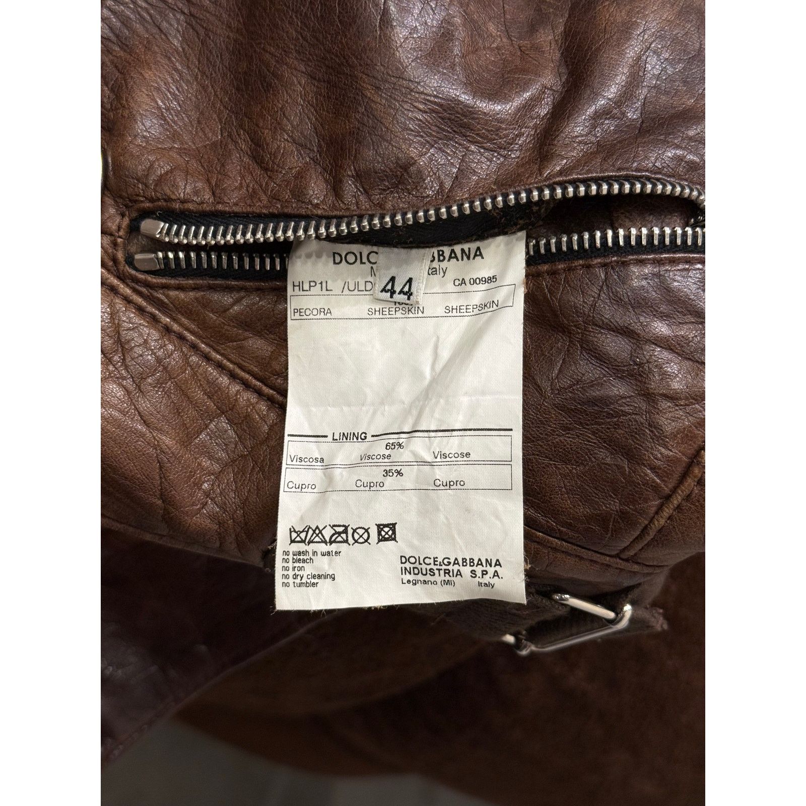 Dolce & Gabbana 2001 Dolce & Gabbana Shepskin bondage leather trousers Size 35" - 10 Thumbnail