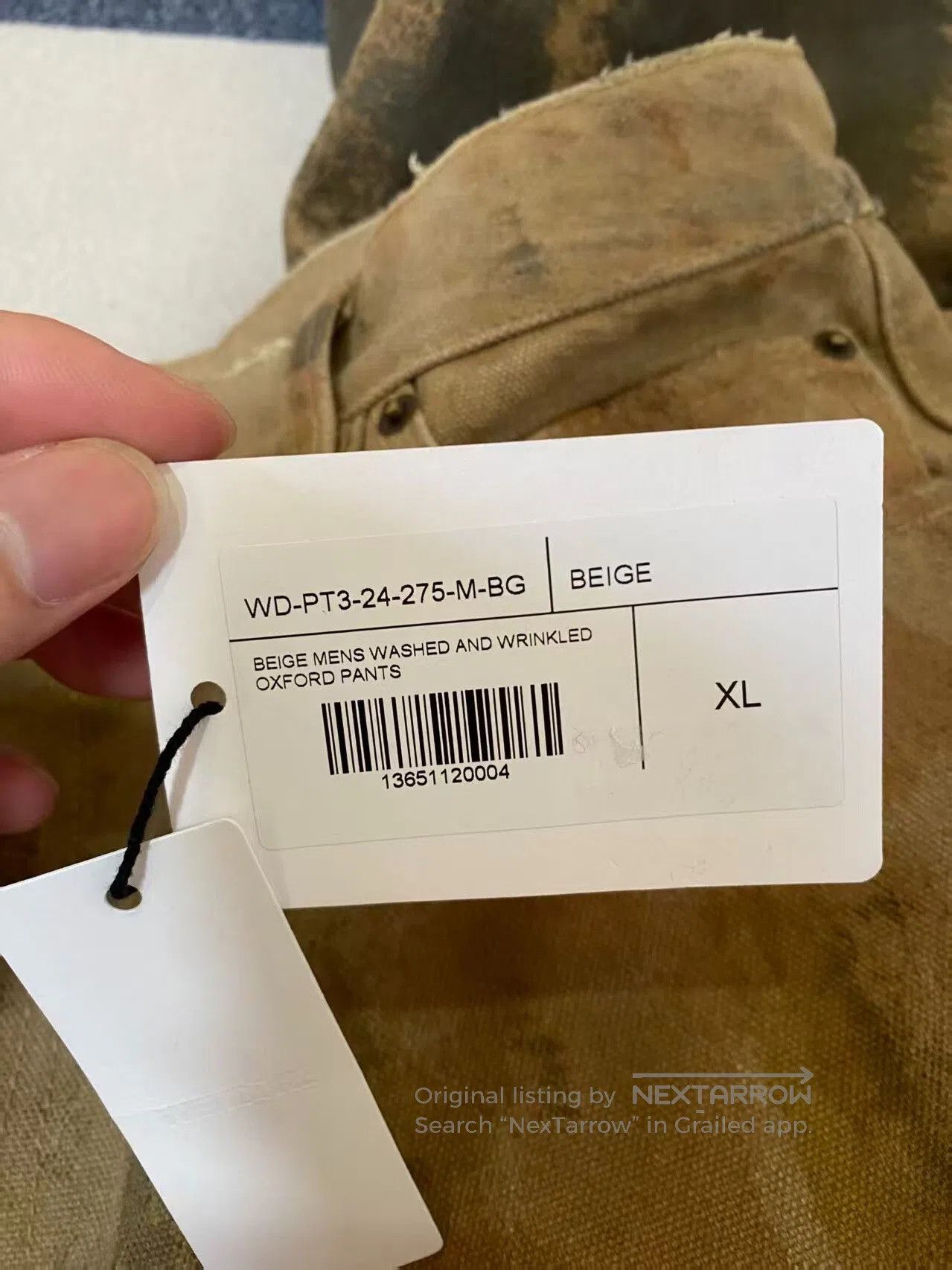 WE11DONE we11done Distressed Zipper Pleated Pants. Size US 34 / EU 50 - 5 Thumbnail