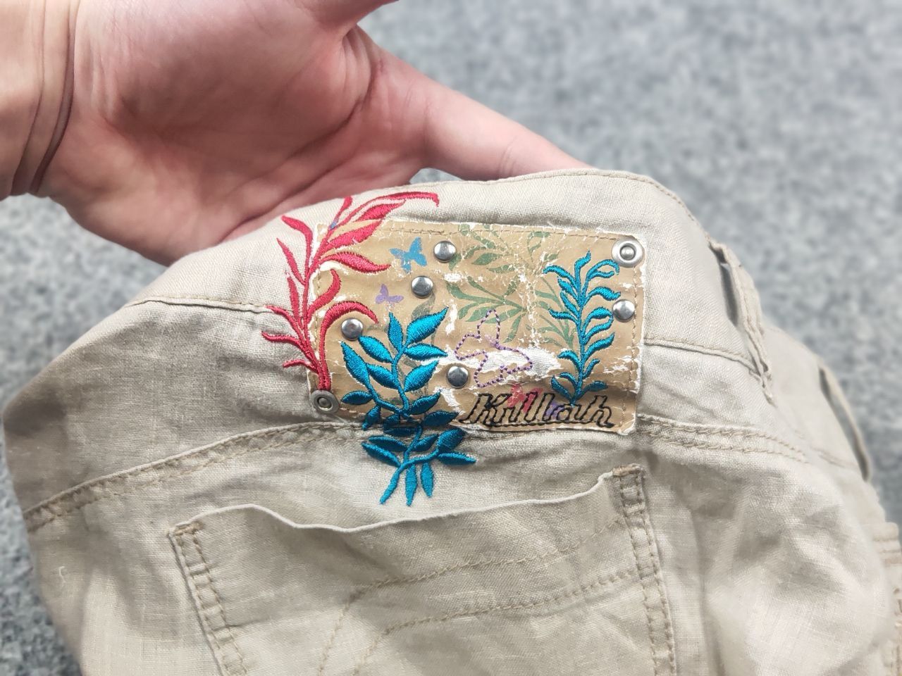 Miss Sixty Y2K Vintage Linen Mini Skirt Killah Miss Sixty hysteric LGB Size 30" / US 8 / IT 44 - 18 Thumbnail