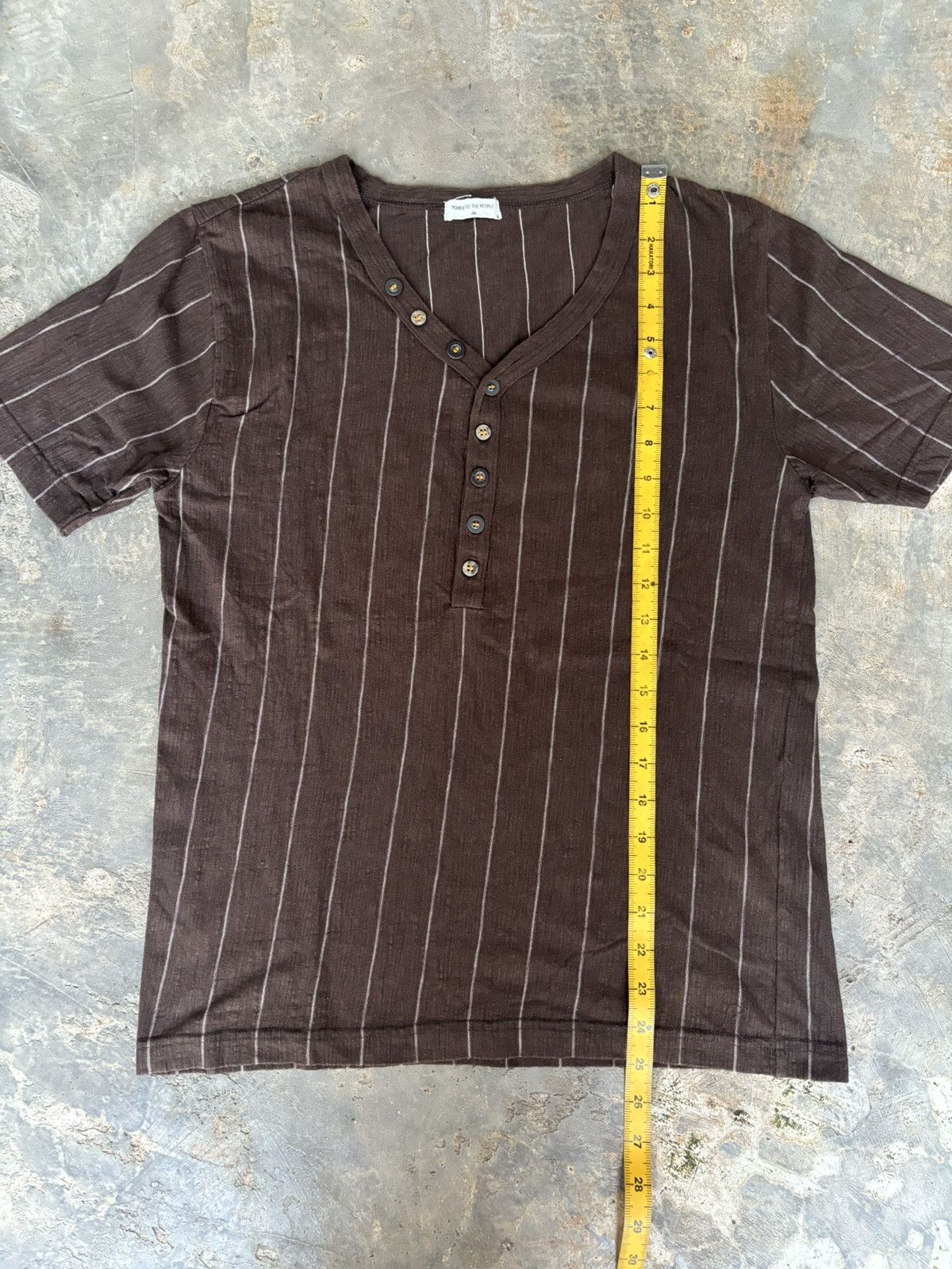 Hysteric Glamour Y2k Power to the people Stripe Shirt Size US M / EU 48-50 / 2 - 8 Thumbnail