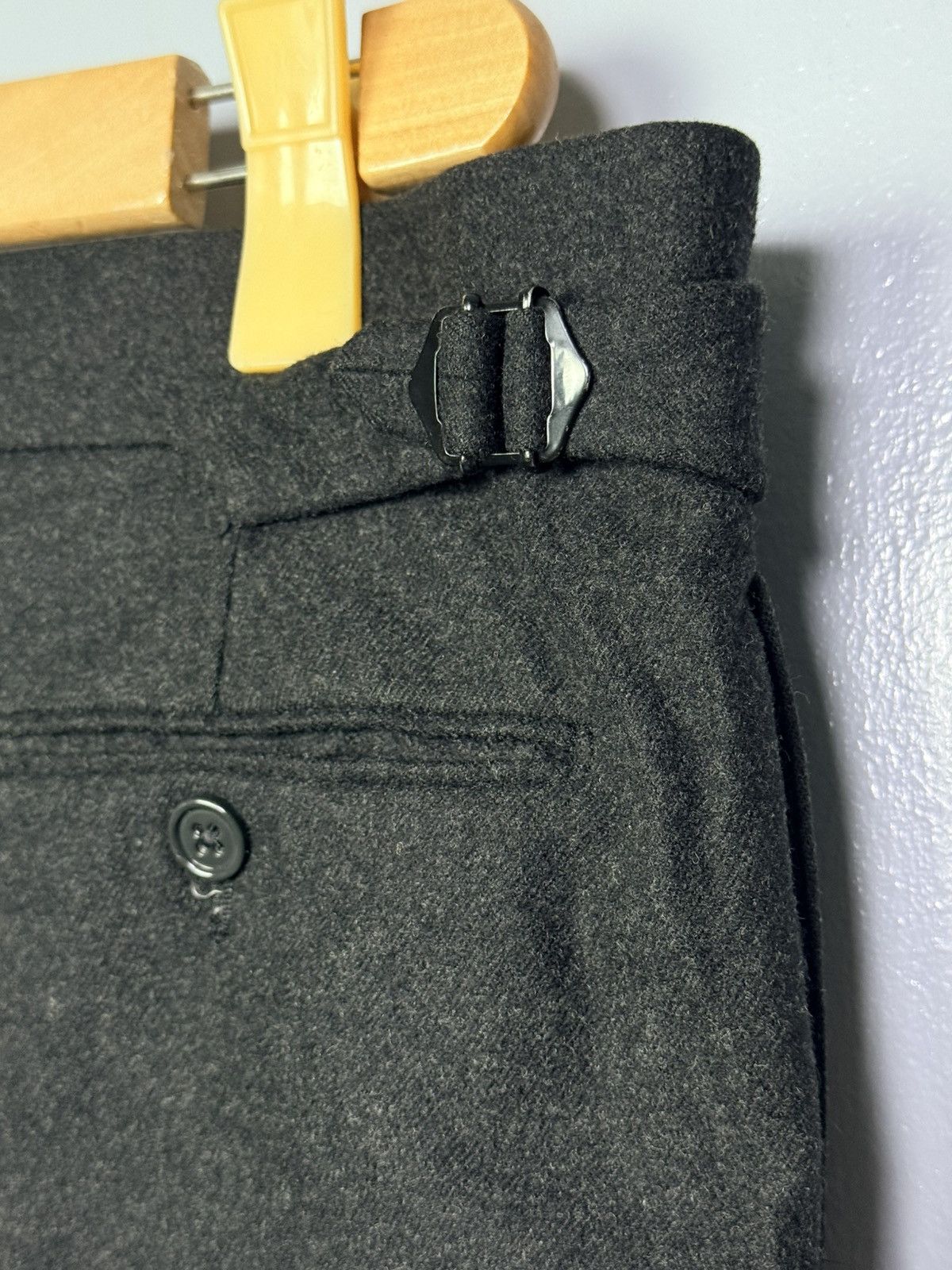 Ralph Lauren Purple Label Ralph Lauren Purple Label Gregory Wool Flannel Trouser Size US 34 / EU 50 - 10 Thumbnail
