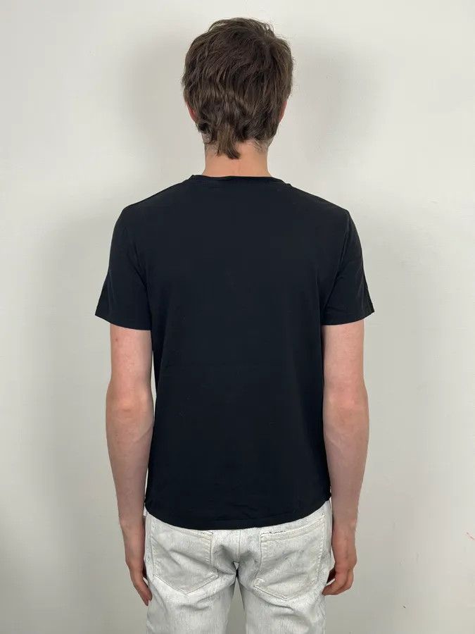 Just Cavalli Cavalli Black Cotton T-Shirt Graphic Lips Print Size S Size US M / EU 48-50 / 2 - 3 Thumbnail