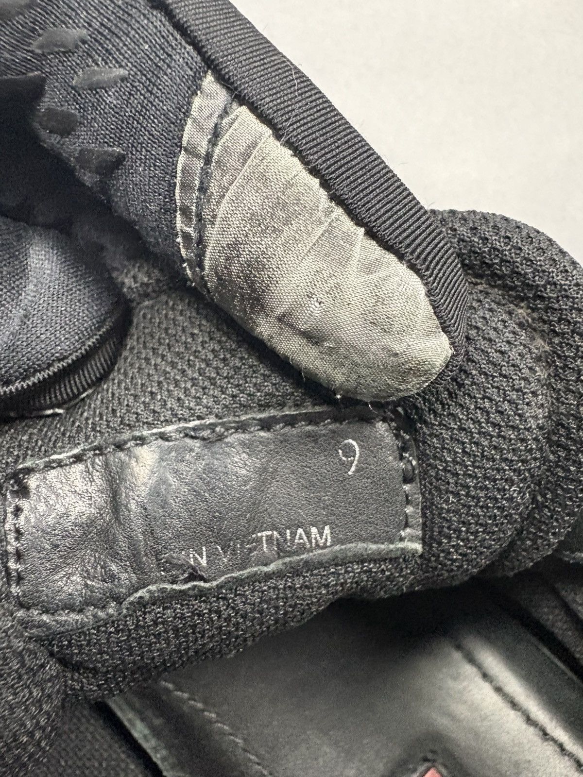 Prada Prada High-Top Sneakers Black Leather Nylon Red Tab US 9 Y2K Size US 9 / EU 42 - 13 Thumbnail