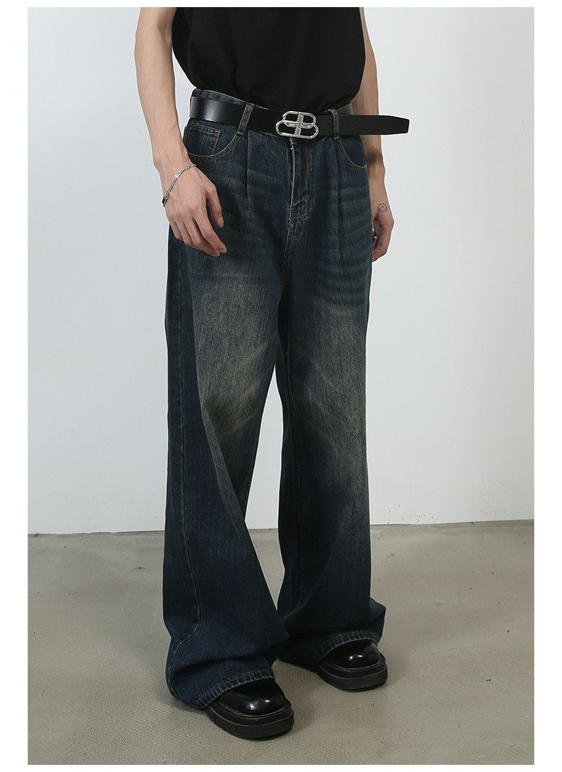 Japanese Brand Japanese retro basic loose straight wide-leg jeans Size US 32 / EU 48 - 6 Thumbnail