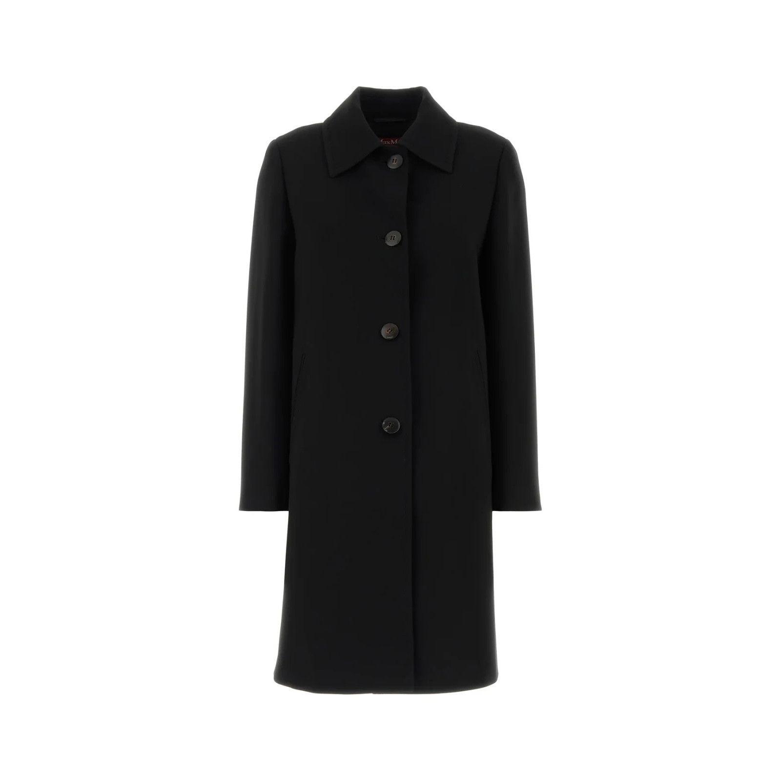MAX MARA Racconto Black Jersey Overcoat New & Authentic (Wom