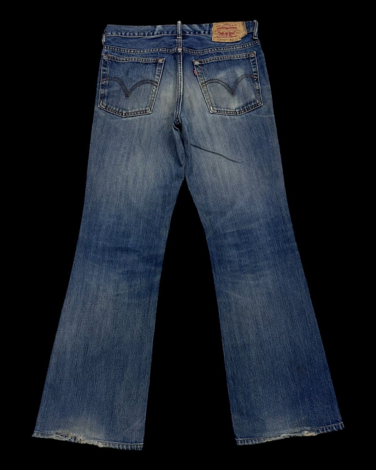 Levi's Vintage Clothing 💥LEVIS 517 Flare Denim Jean Bootcut Size US 33 - 2 Thumbnail