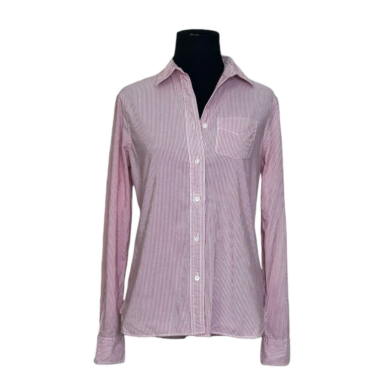 Banana Republic Lands' End striped long sleeves button shirt size XS Size XS / US 0-2 / IT 36-38 - 1 Thumbnail