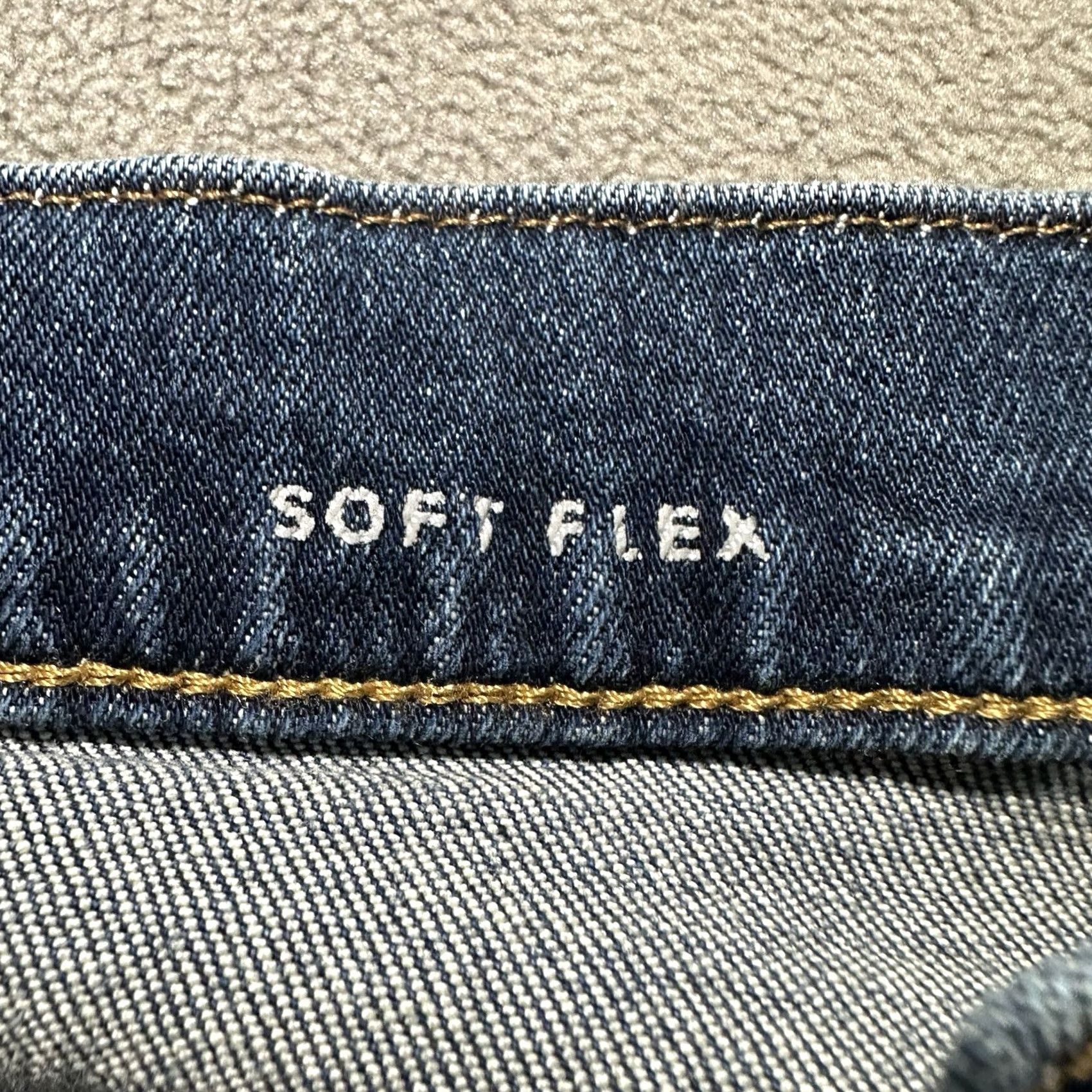 Gap Gap Jeans Mens Blue Slim Fit Soft Flex Dark Wash Denim EUC 31x32 (29x30) Size US 31 - 4 Thumbnail