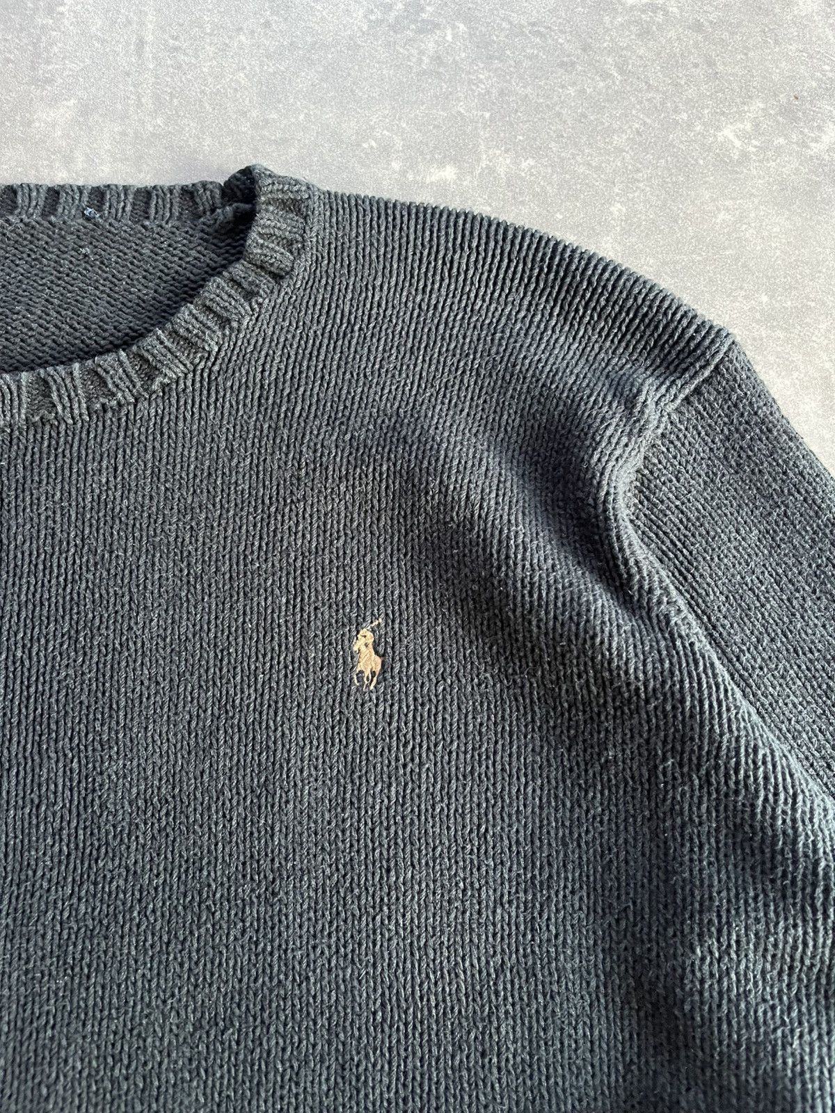 Polo Ralph Lauren Polo Ralph Lauren Linen / Cotton Heavy Knit Sweater L XL Size US XL / EU 56 / 4 - 5 Thumbnail