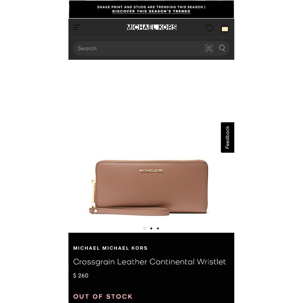 Michael Kors MICHAEL MICHAEL KORS Crossgrain Leather Continental Zip Around Wallet Clutch Bag SOLD OUT $260 Retail Size ONE SIZE - 2 Thumbnail