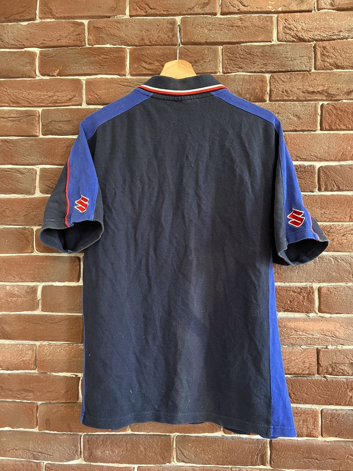 Vintage Rare Vintage Suzuki Crescent 1/4 Zip Tshirt Hype Racing Size US M / EU 48-50 / 2 - 2 Thumbnail