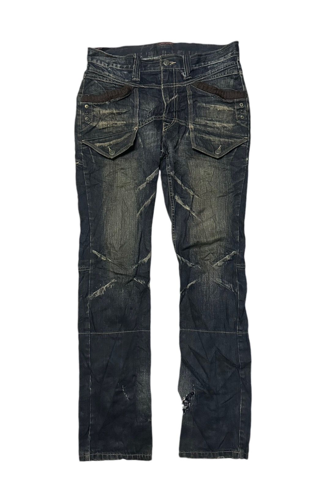 Vintage PPFM multipocket avant garde jeans size 34