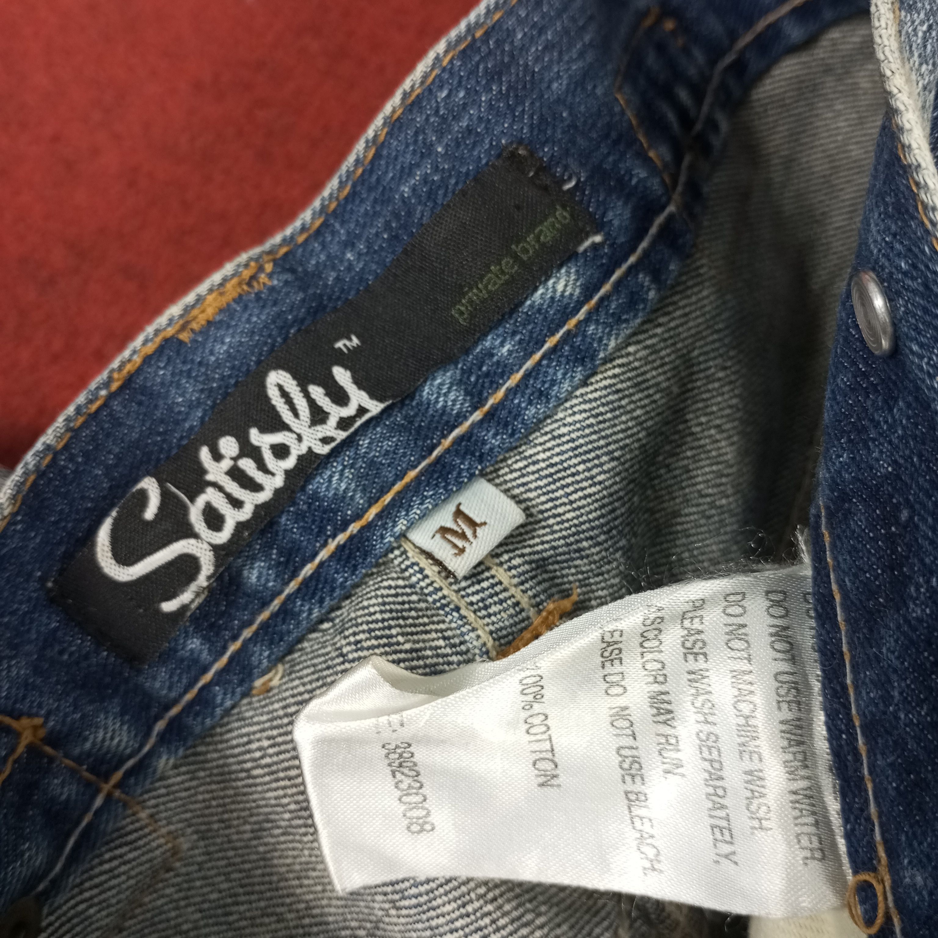 Satisfy Satisfy Rock Punk Fashion Streetwear Style Jeans Size US 30 / EU 46 - 13 Thumbnail