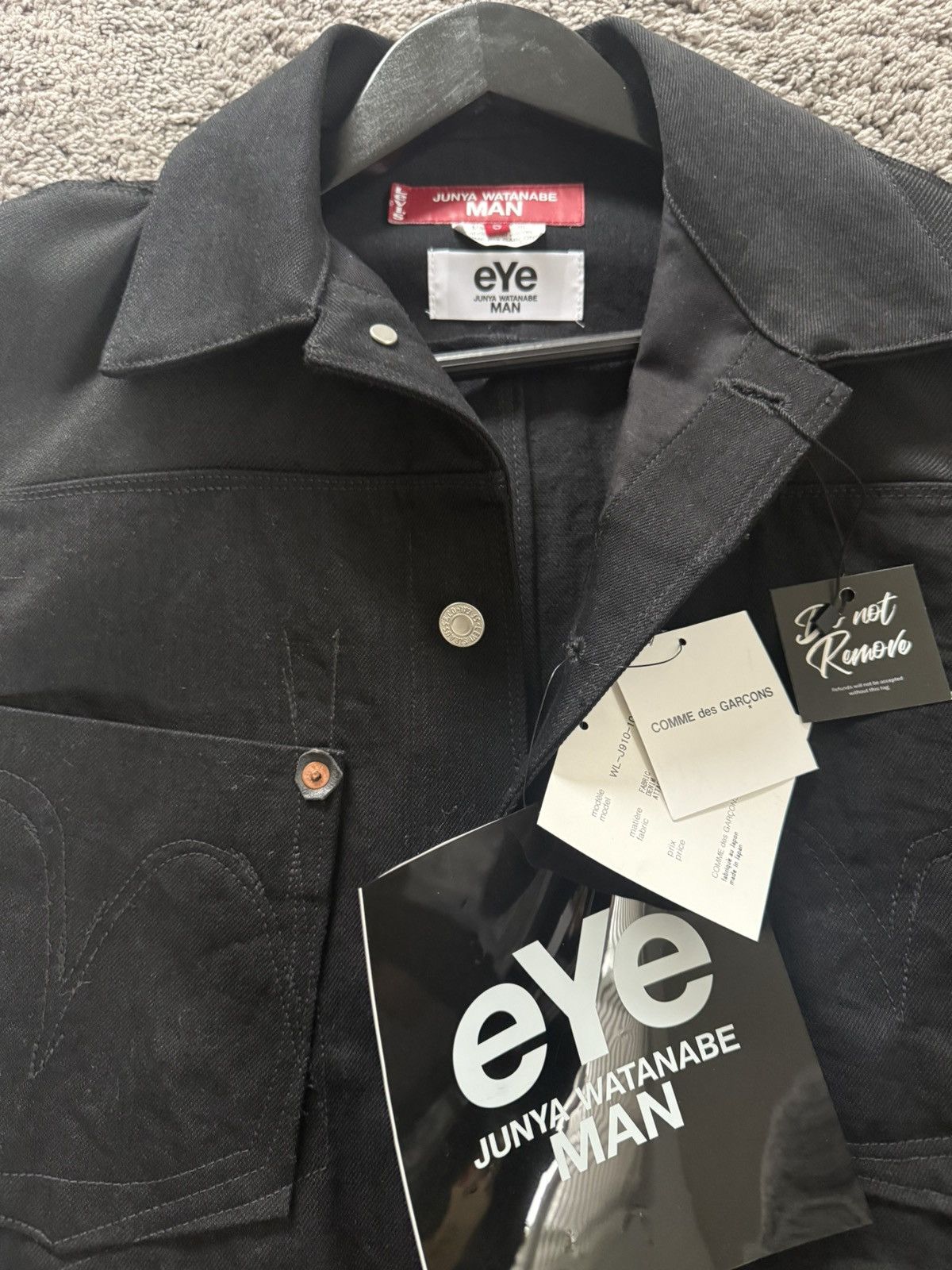 レア ブルゾン パッチ切替 ＭＡＮ ＷＡＴＡＮＡＢＥ ＪＵＮＹＡ CDG Ｓ MANの26SS WATANABE HOMMEとJUNYA GARCONS des ZOZOVILLAにてCOMME ジャケット・アウター
