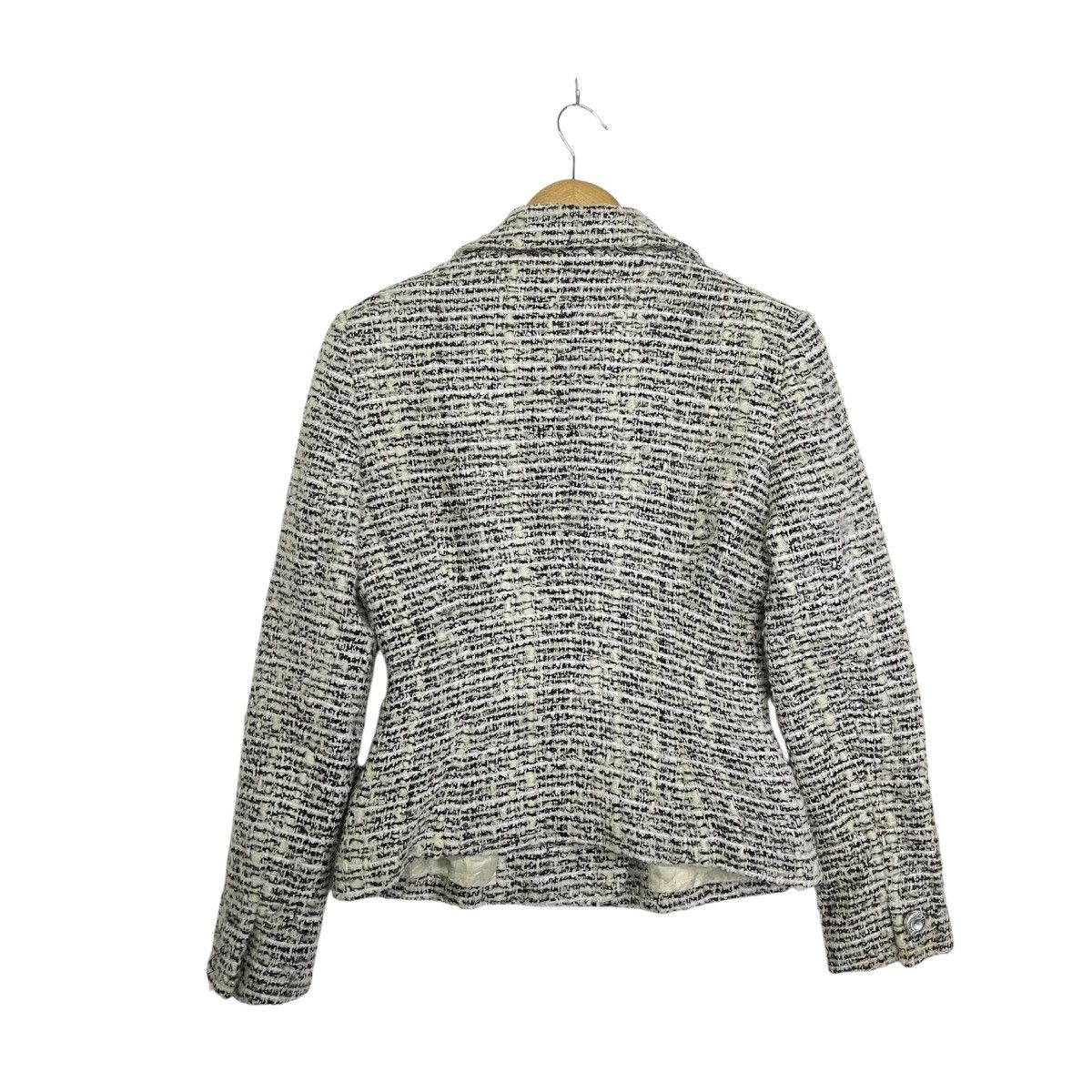 Japanese Brand VINTAGE FINAL STAGE tweed double-breasted blazer Size XS / US 0-2 / IT 36-38 - 2 Thumbnail