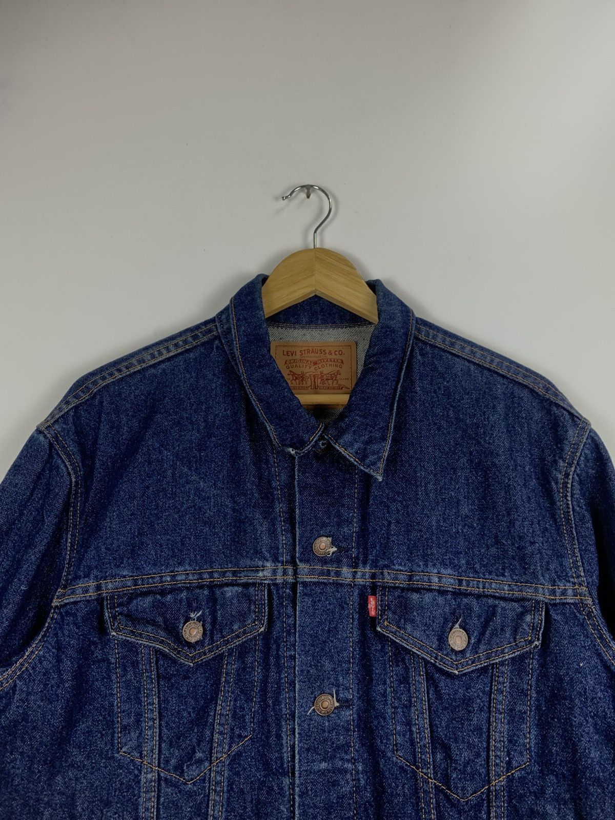 Levi's Vintage 90’s Levis Denim Jacket Size US M / EU 48-50 / 2 - 7 Thumbnail