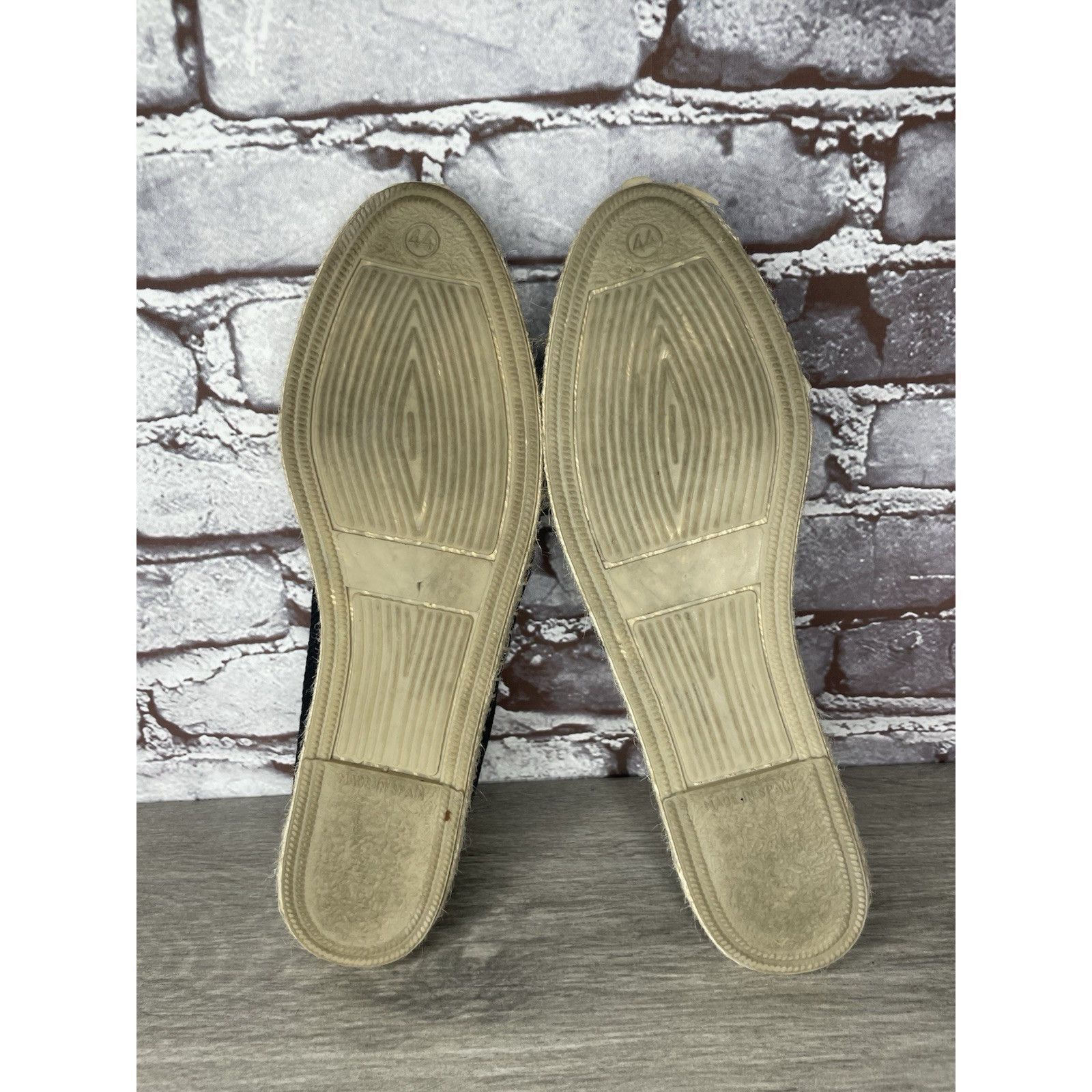 TONI GARD Toni Pons Jute Espadrille Black Canvas Slip On Comfort Casua Size US 10.5 / EU 43-44 - 18 Thumbnail