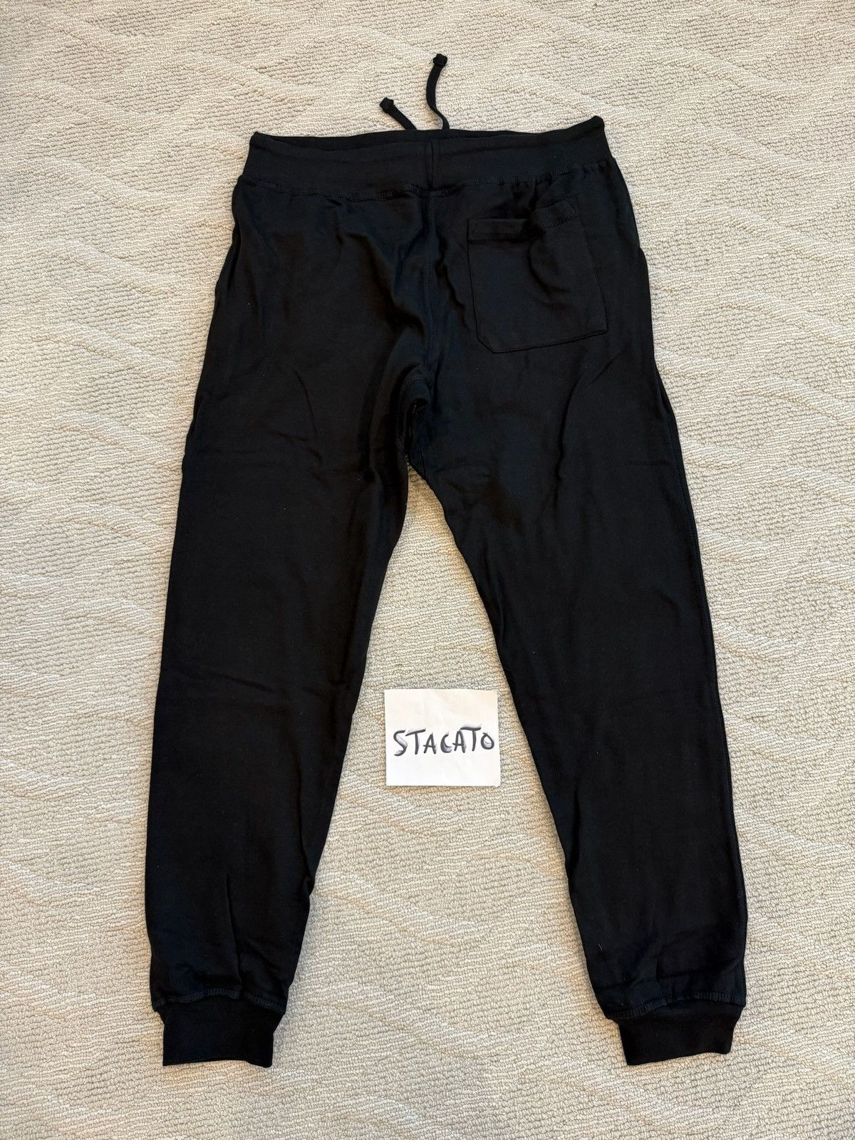 Rap Tees × Vintage Gnarcotic Lil Gnar Basic Logo Sweatpants Black Size US 38 / EU 54 - 4 Thumbnail
