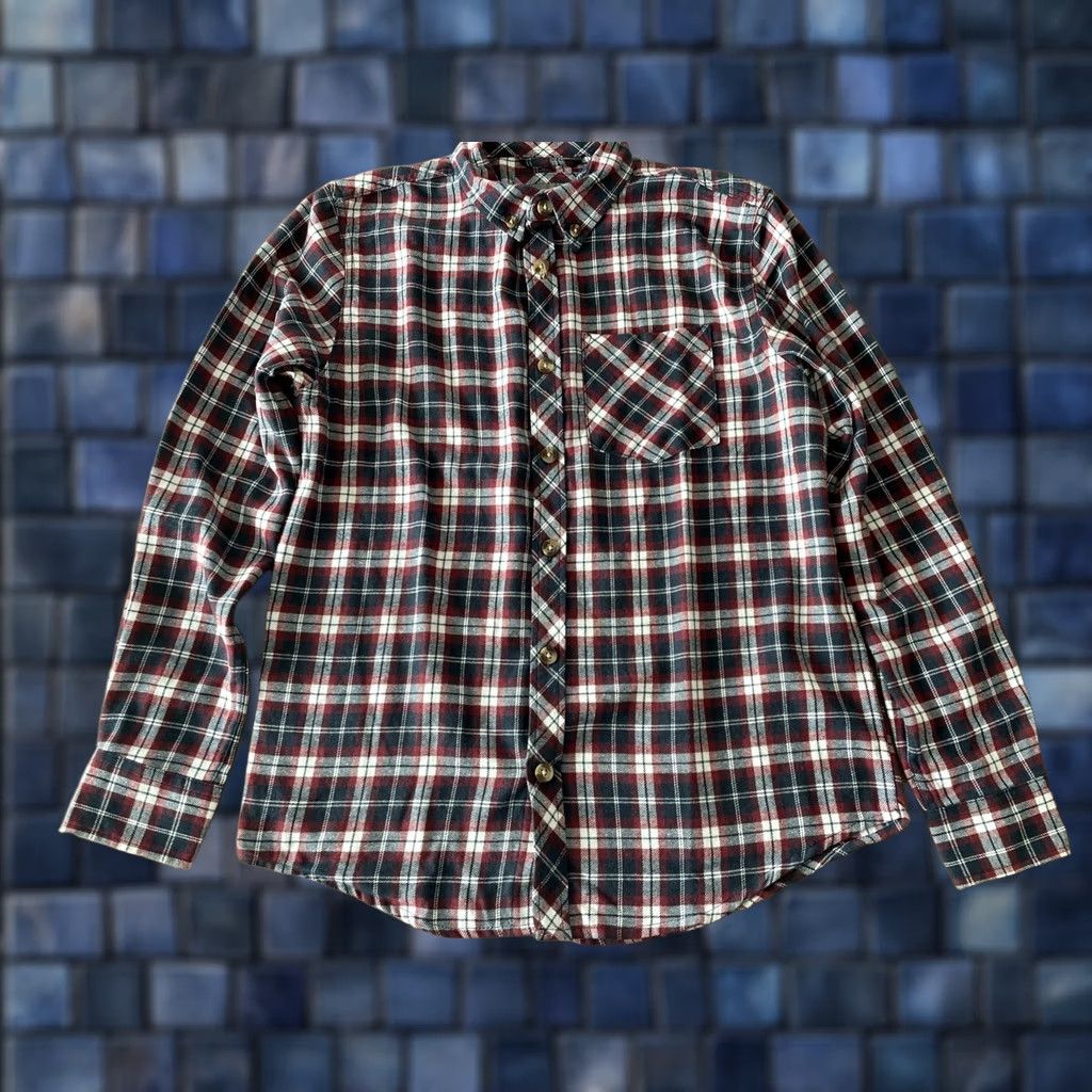 Vintage Berkley Jensen Flannel Shirt Mens S Plaid Longsleeve Button Down Outdoor Casual Workwear 90s Woodsman Chore Pockets Size US S / EU 44-46 / 1 - 1 Thumbnail