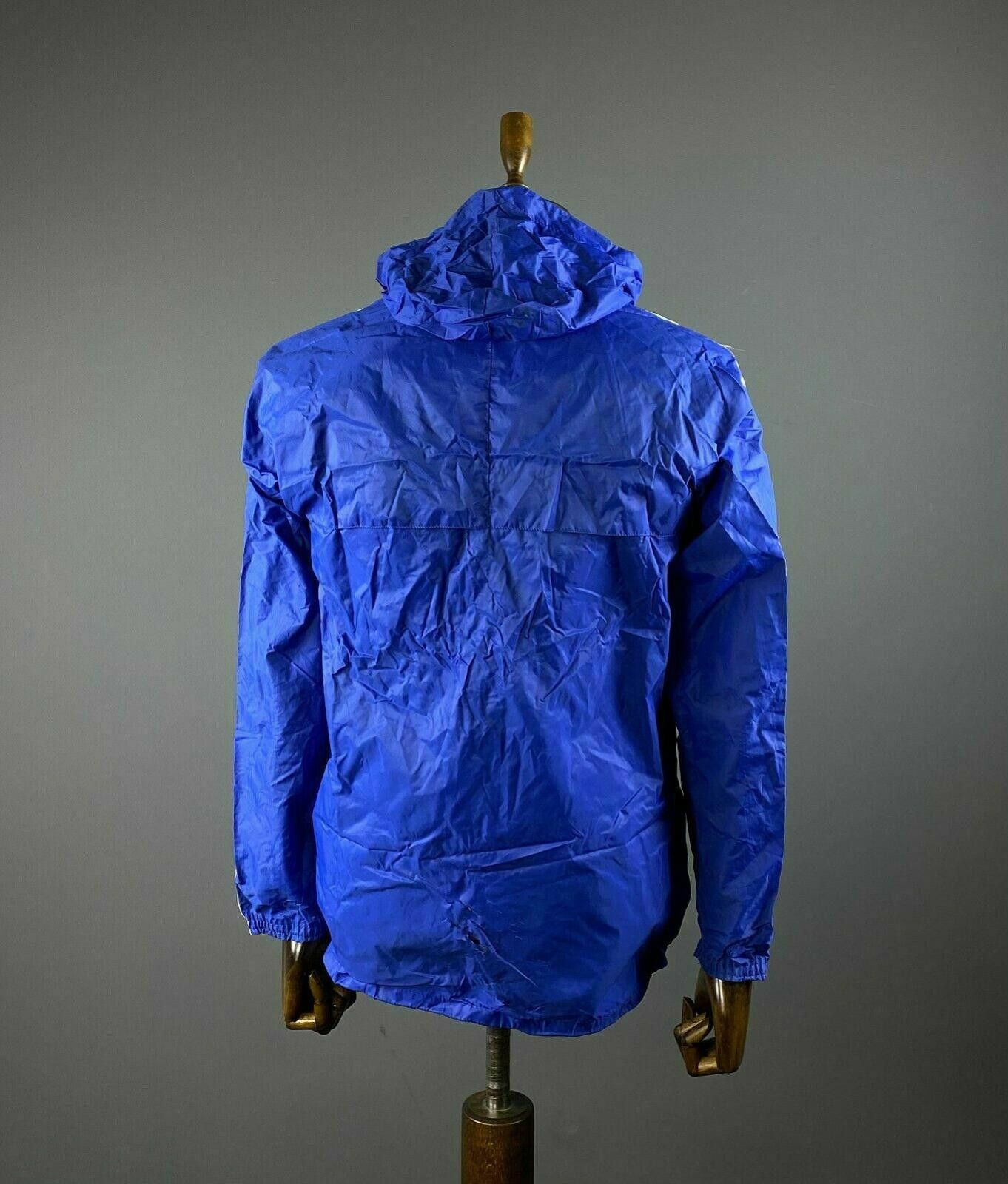 Adidas Men Vintage Adidas Ventex Blue Nylon Track Jacket Size M Size US M / EU 48-50 / 2 - 7 Thumbnail