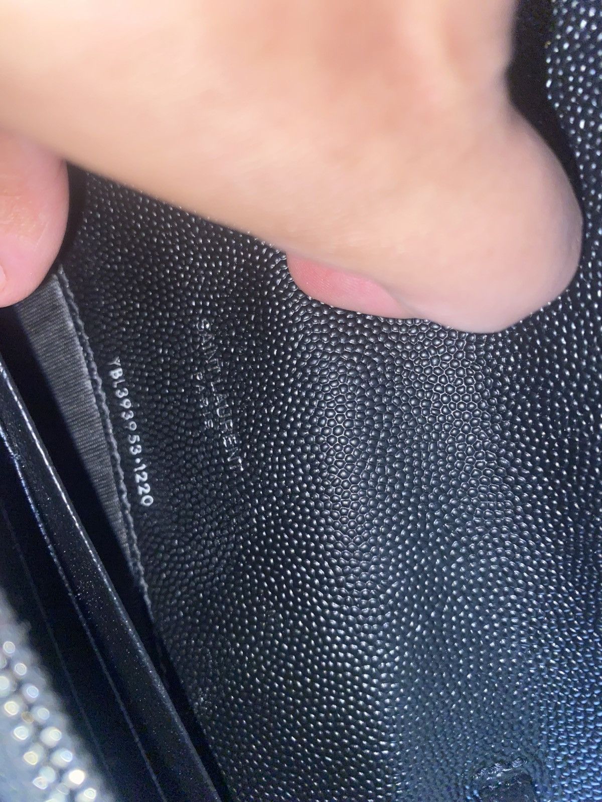Saint Laurent Paris YSL CASSANDRE ENVELOPE CHAIN WALLET IN GRAIN DE POUDRE Size ONE SIZE - 2 Thumbnail