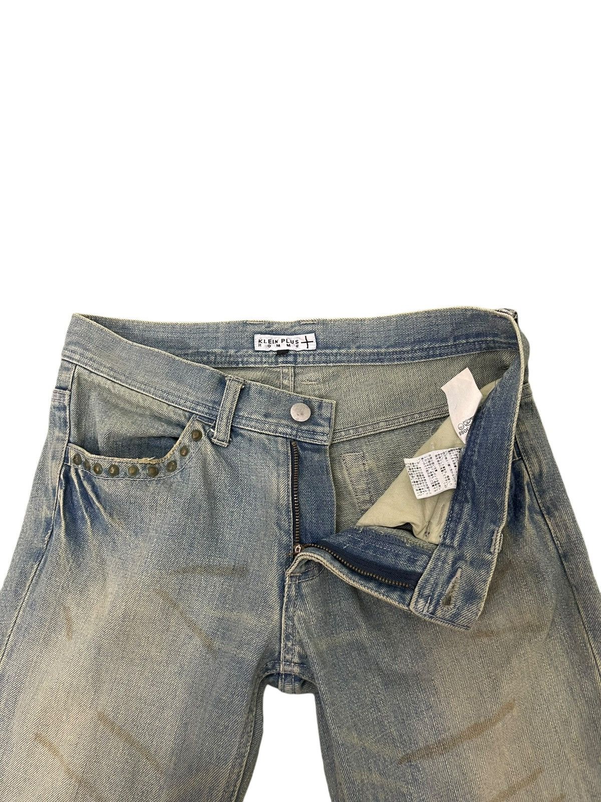 Japanese Brand Flare Jeans Klein Plus Faded Distress Boot Cut 1🟦4 Size US 30 / EU 46 - 10 Thumbnail