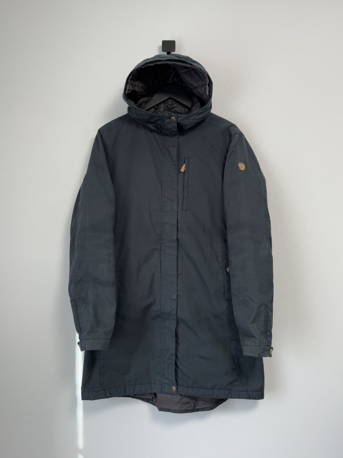 Fjallraven Fjallraven Kiruna Padded Parka Hooded Blue Navy Jacket Coat Size L / US 10 / IT 46 - 1 Thumbnail